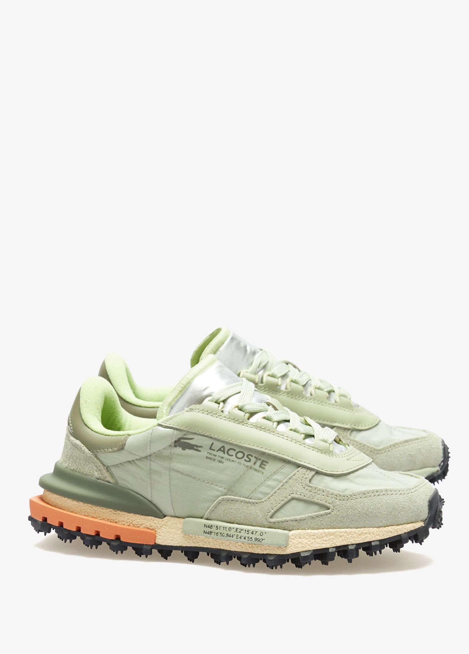 6コース　ルネッサンス　リュート Lacoste Haki-ARU Kadın Elite Active Haki Kadın Sneaker 1986205