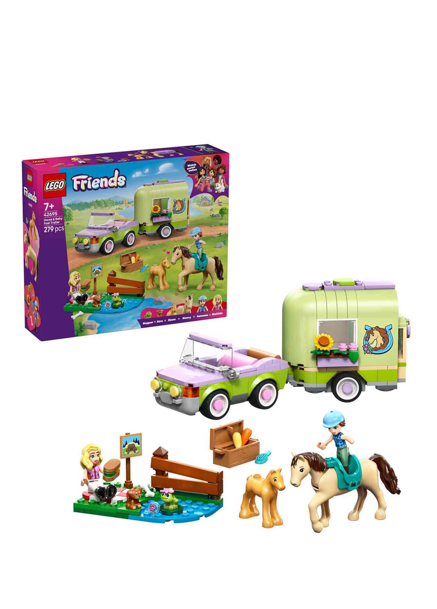 Friends At ve Tay Römorku 279 Parça 7+ Yaş Yapı Oyuncağı 42695