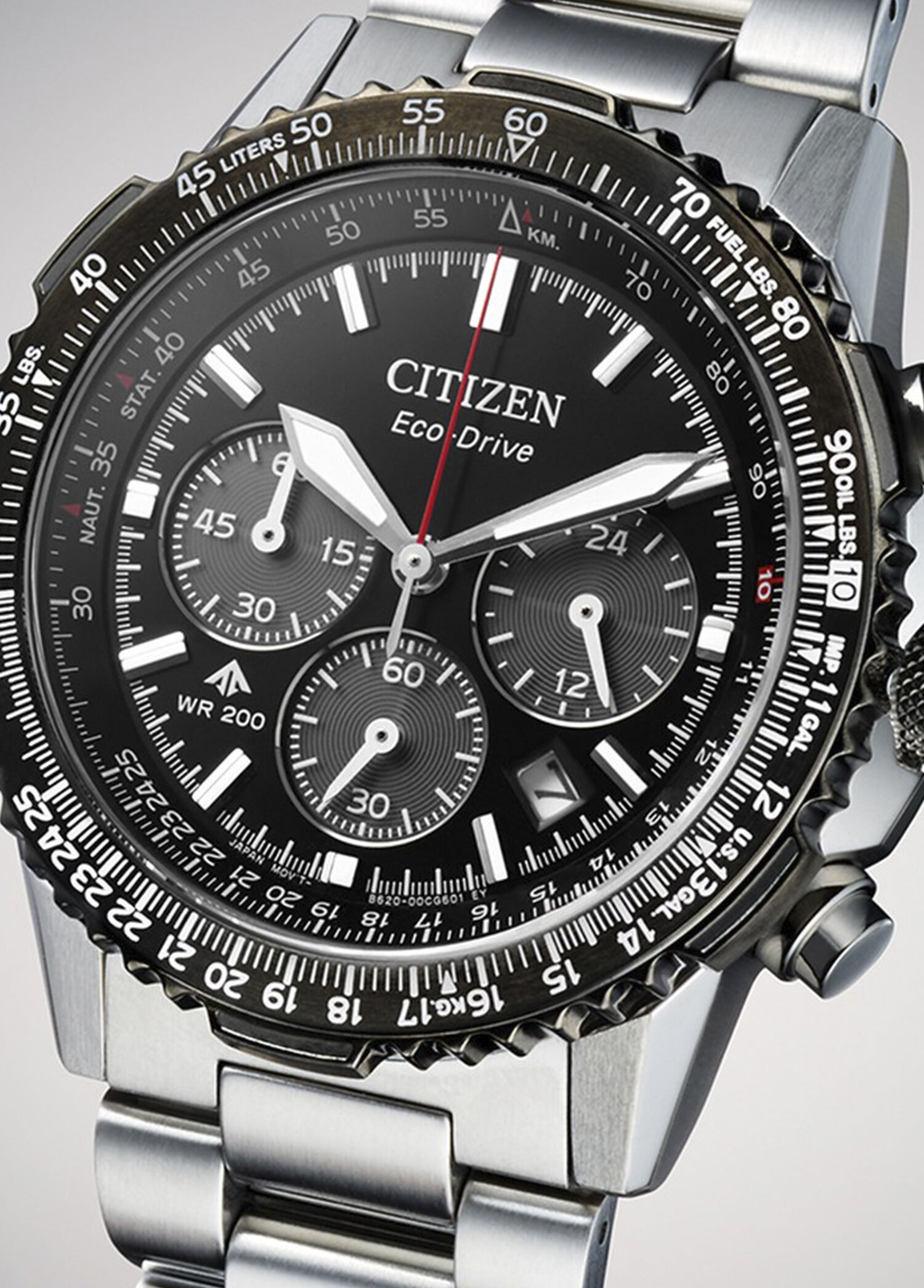 Citizen Siyah Erkek Hau Promaster Chrono CA4664-60E Gri Çelik