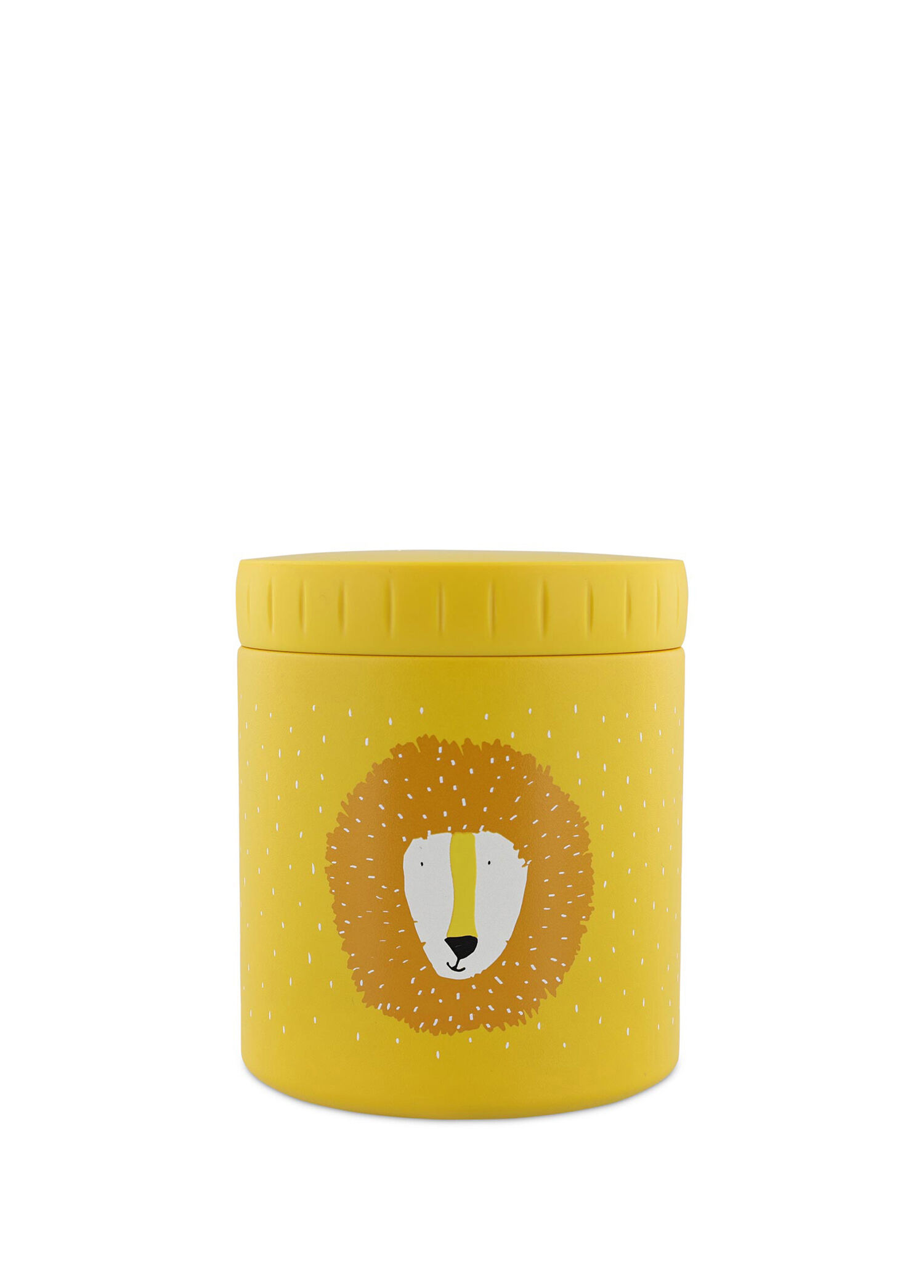Mr. Lion Sarı Çelik Termal Çocuk Yemek Kabı 500 ml