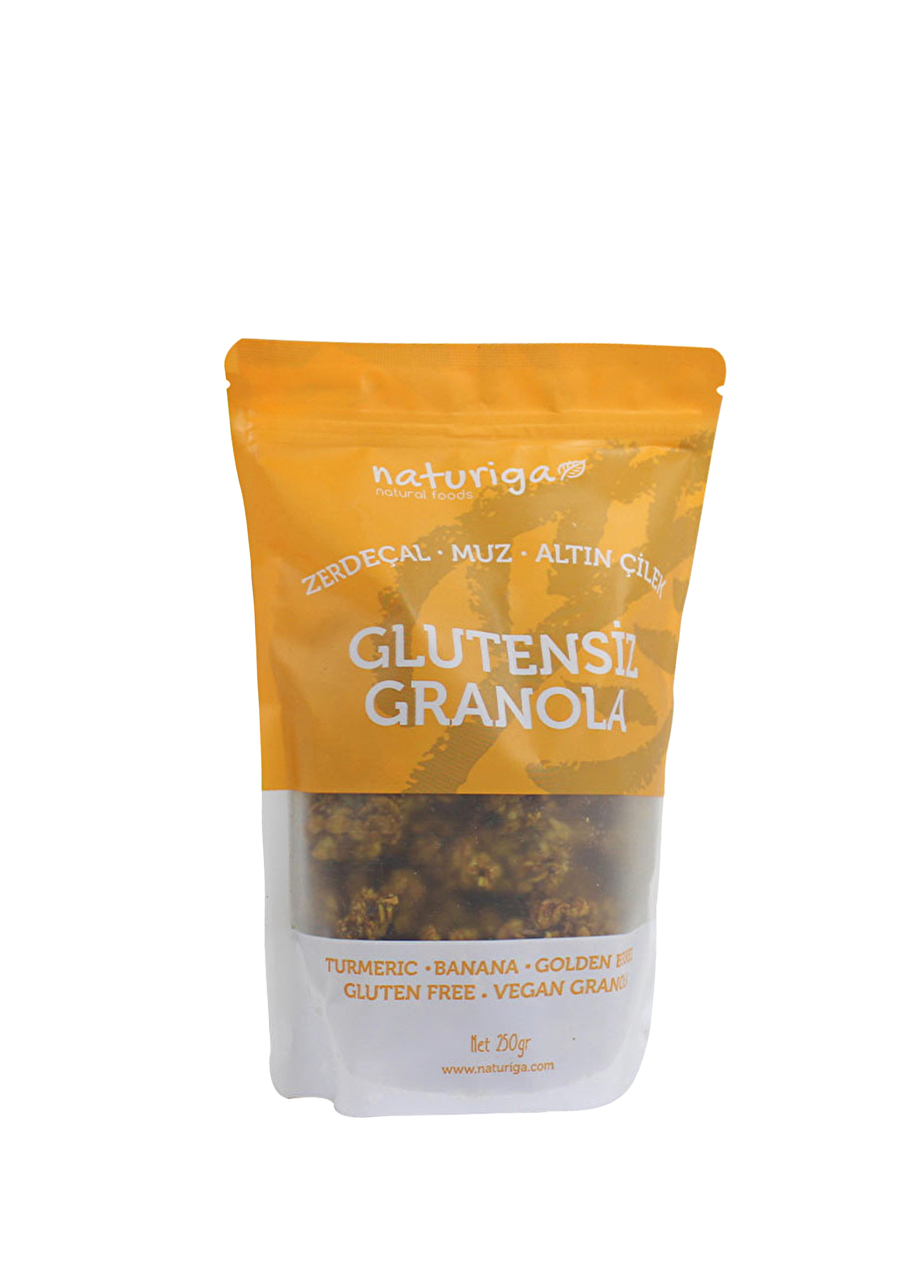 Glutensiz Granola Zerdeçal Altın Çilek 250 gr