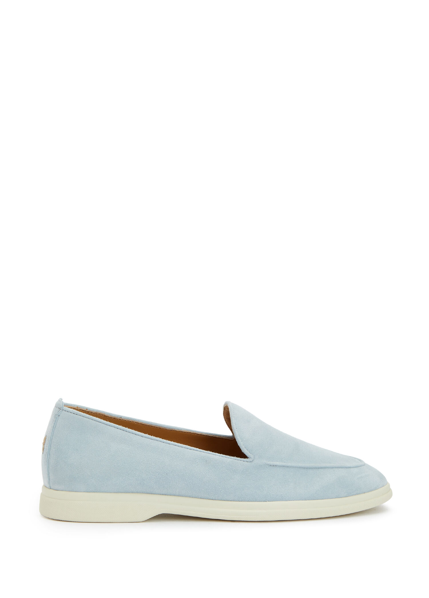 Eva Mavi Kadın Süet Loafer