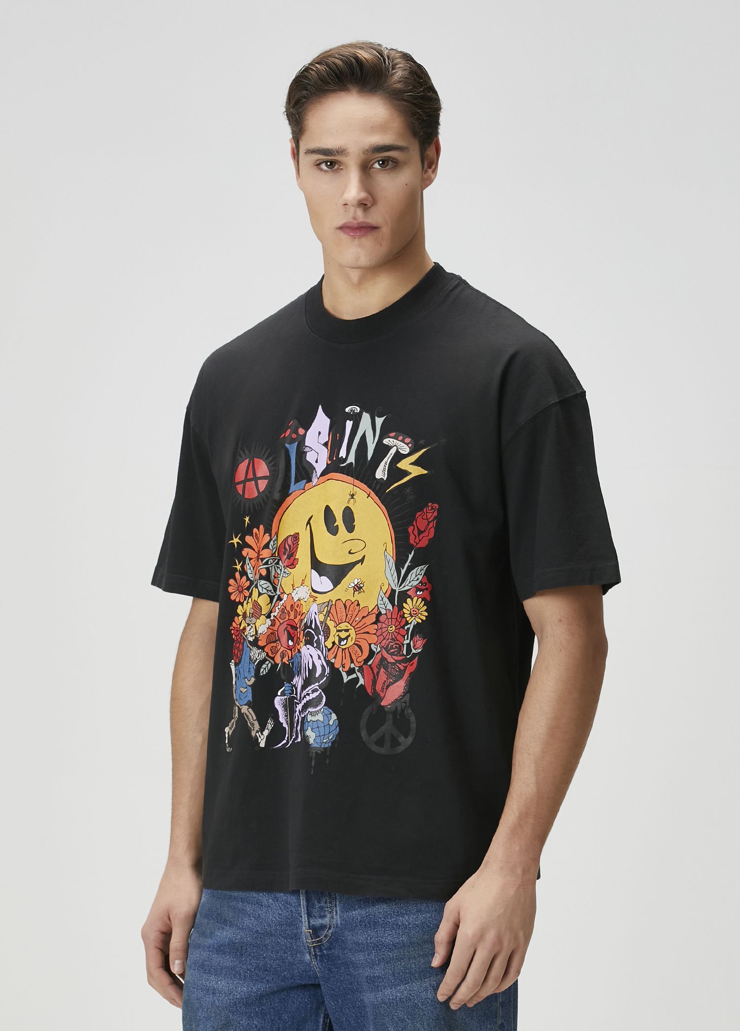 AllSaints Antrasit Erkek Gardens Antrasit T-shirt 1876950 | Beymen