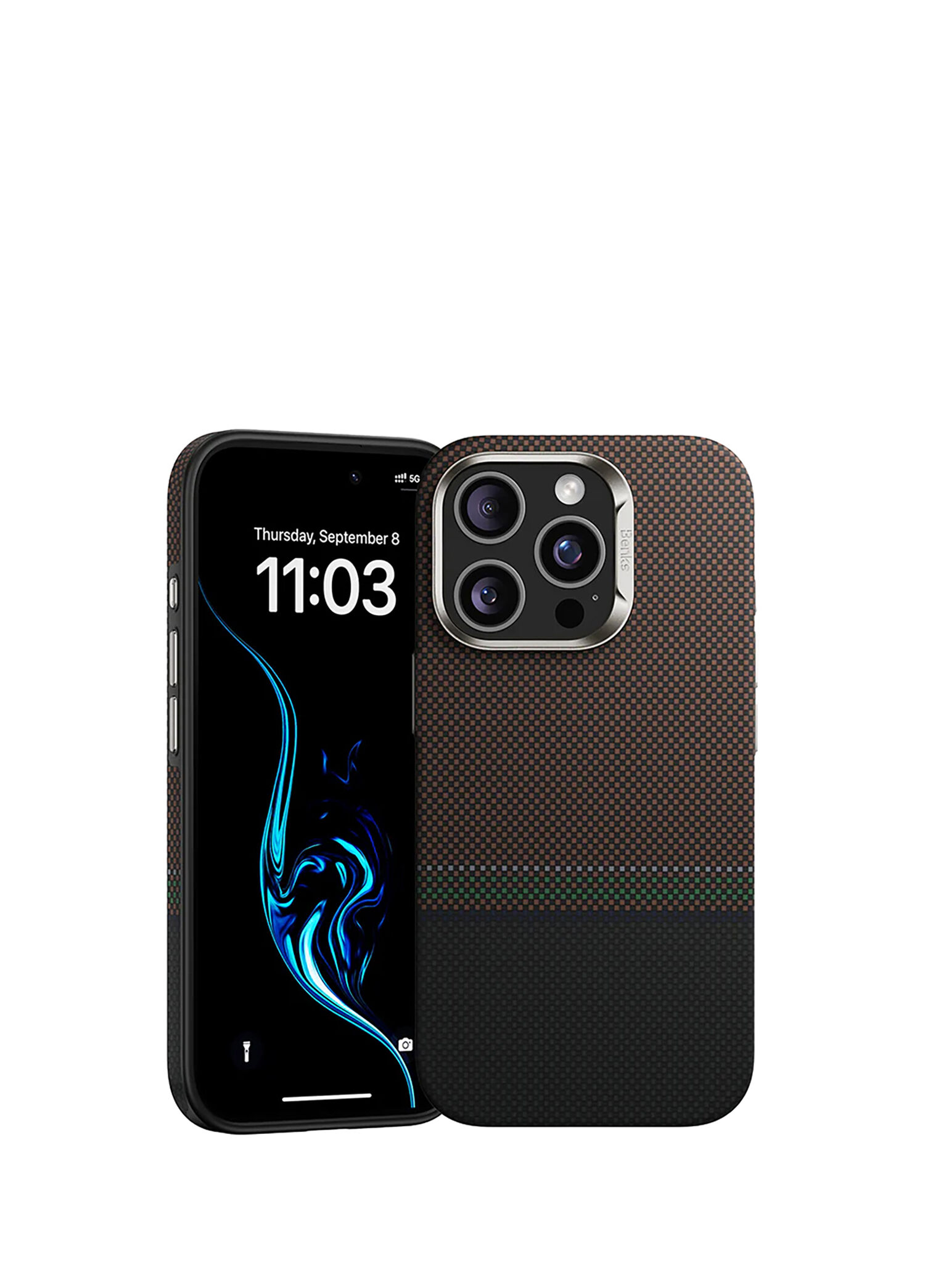 Benks - Prestige ArmorPro Kevlar iPhone 16 Pro Max Magsafe Uyumlu Telefon Kılıfı - GOLD