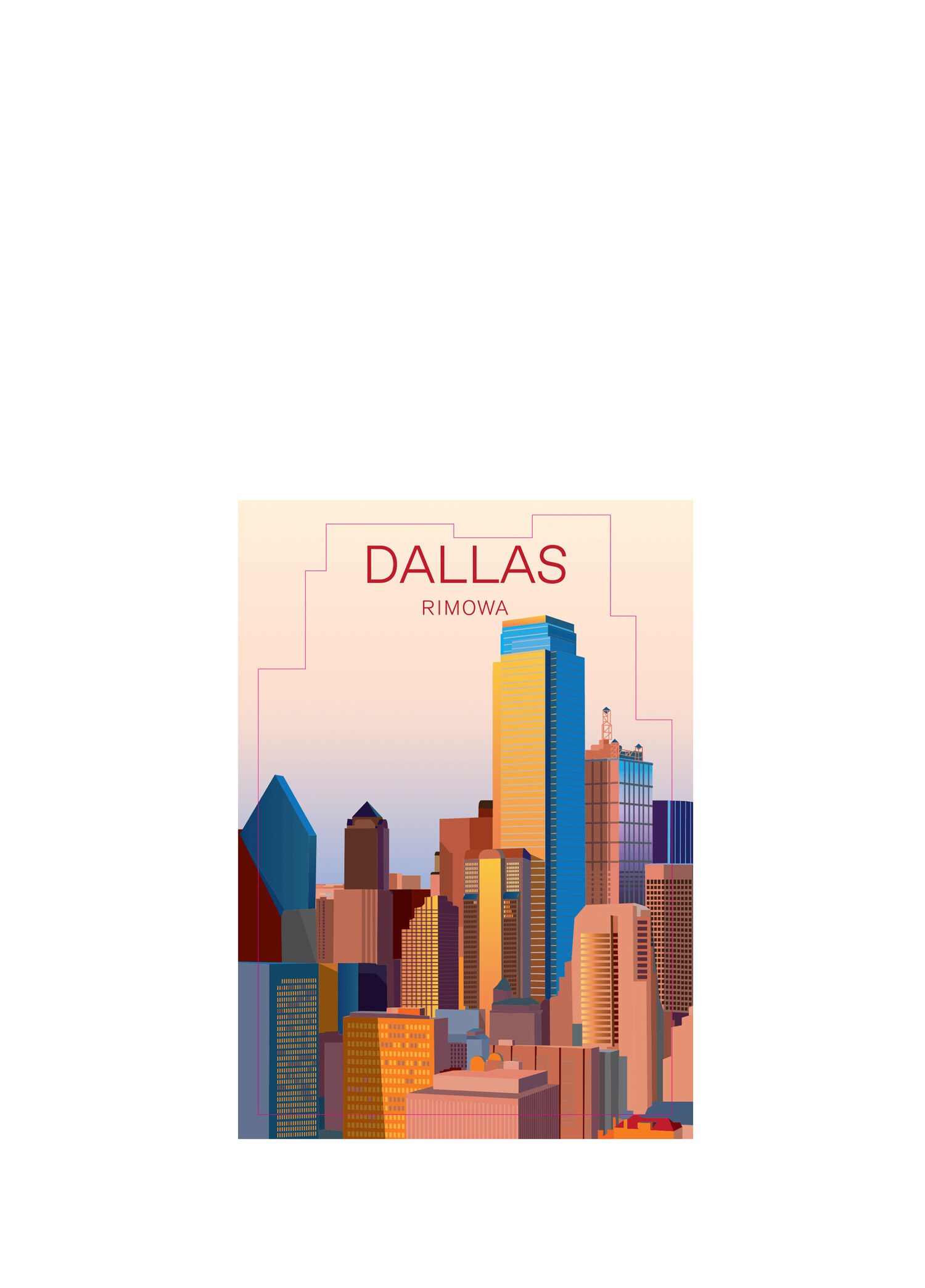 Dallas Landmark Sticker