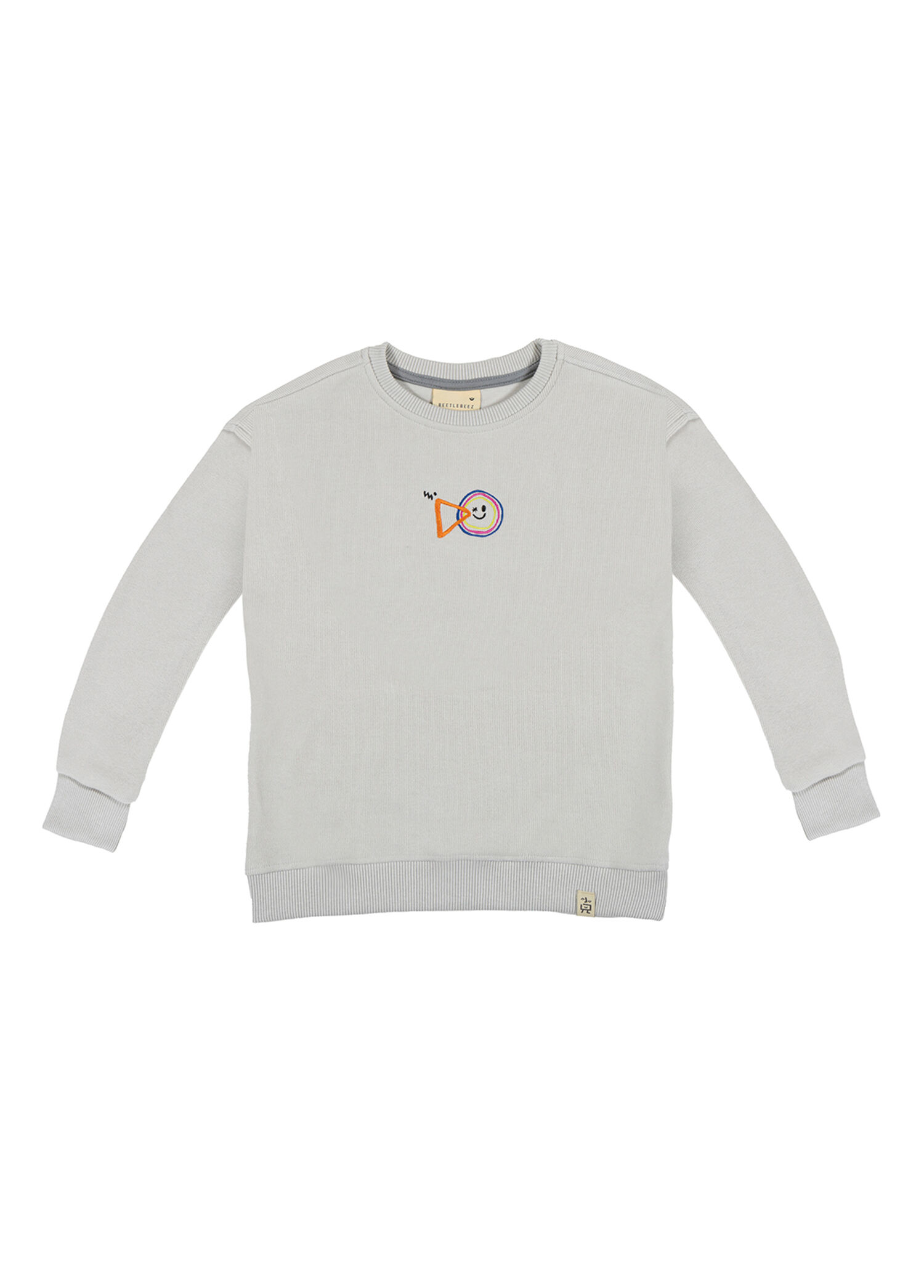 Let's Play Nakışlı Gri Uzun Kollu Erkek Çocuk Sweatshirt