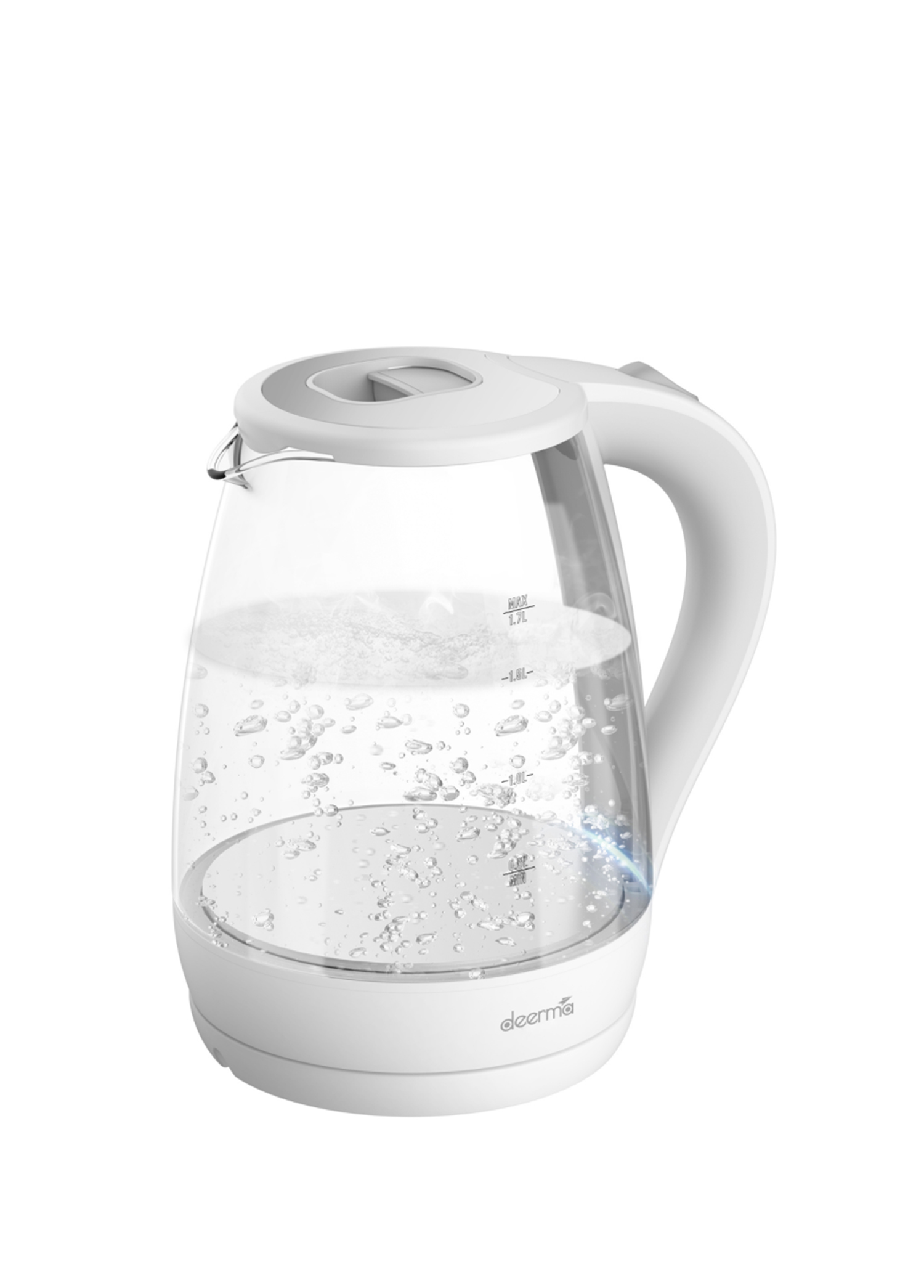 Dem-sh30w Mavi Işıklı Cam Kettle & Su Isıtıcı 1,7 lt