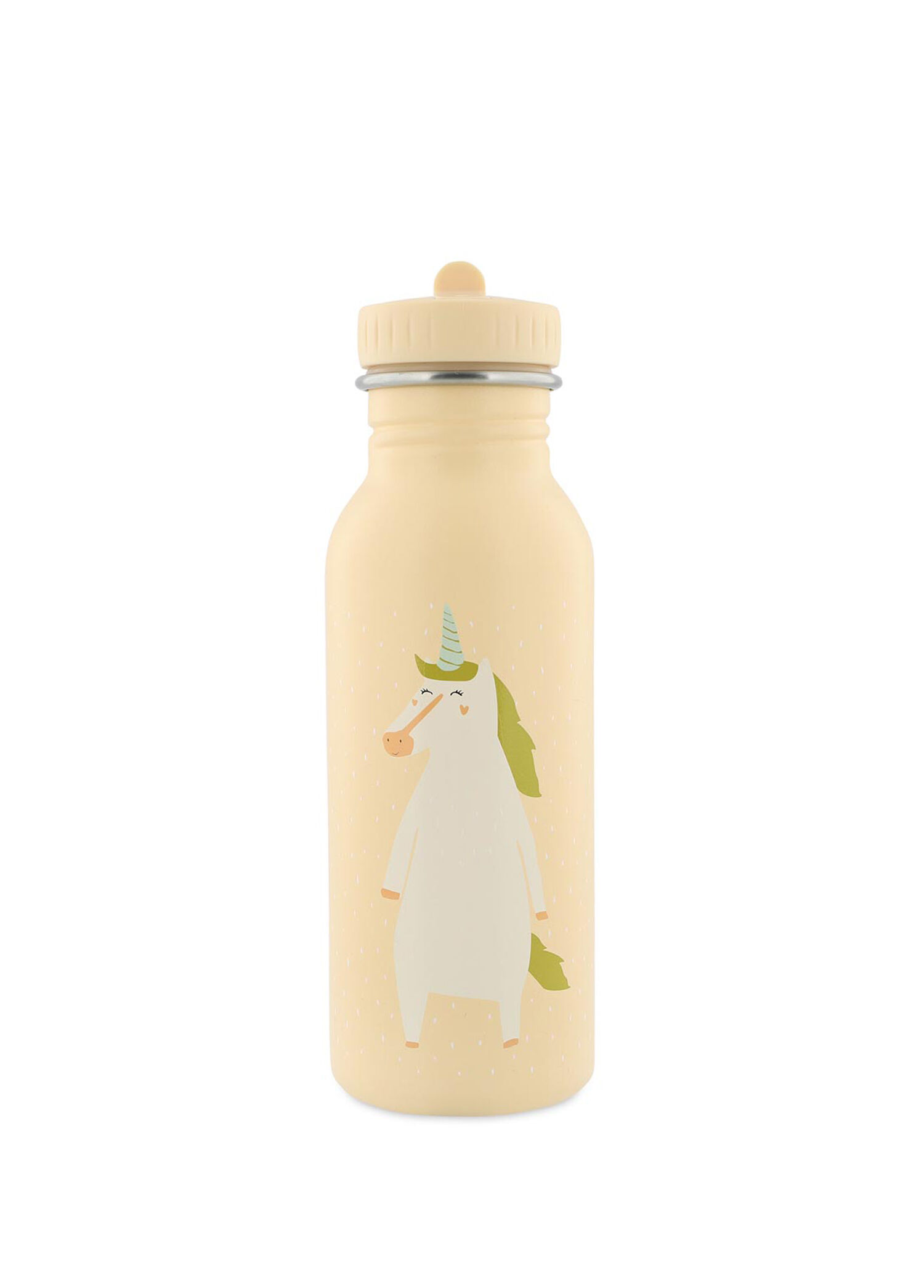 Mrs. Unicorn Krem Çelik Çocuk Suluk Matara 500 ml