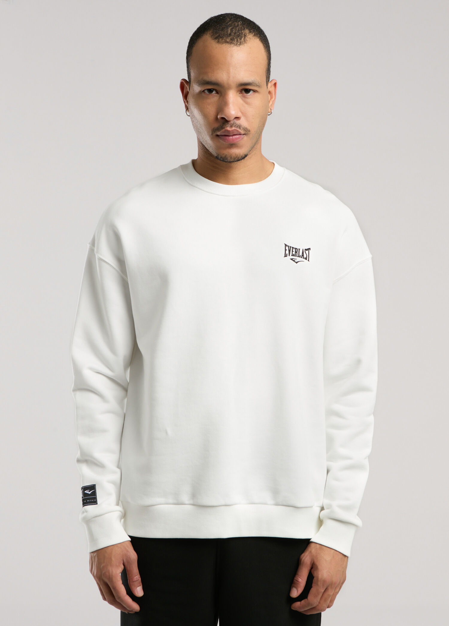 Ever Essentials Comfort Beyaz Erkek Sweatshirt