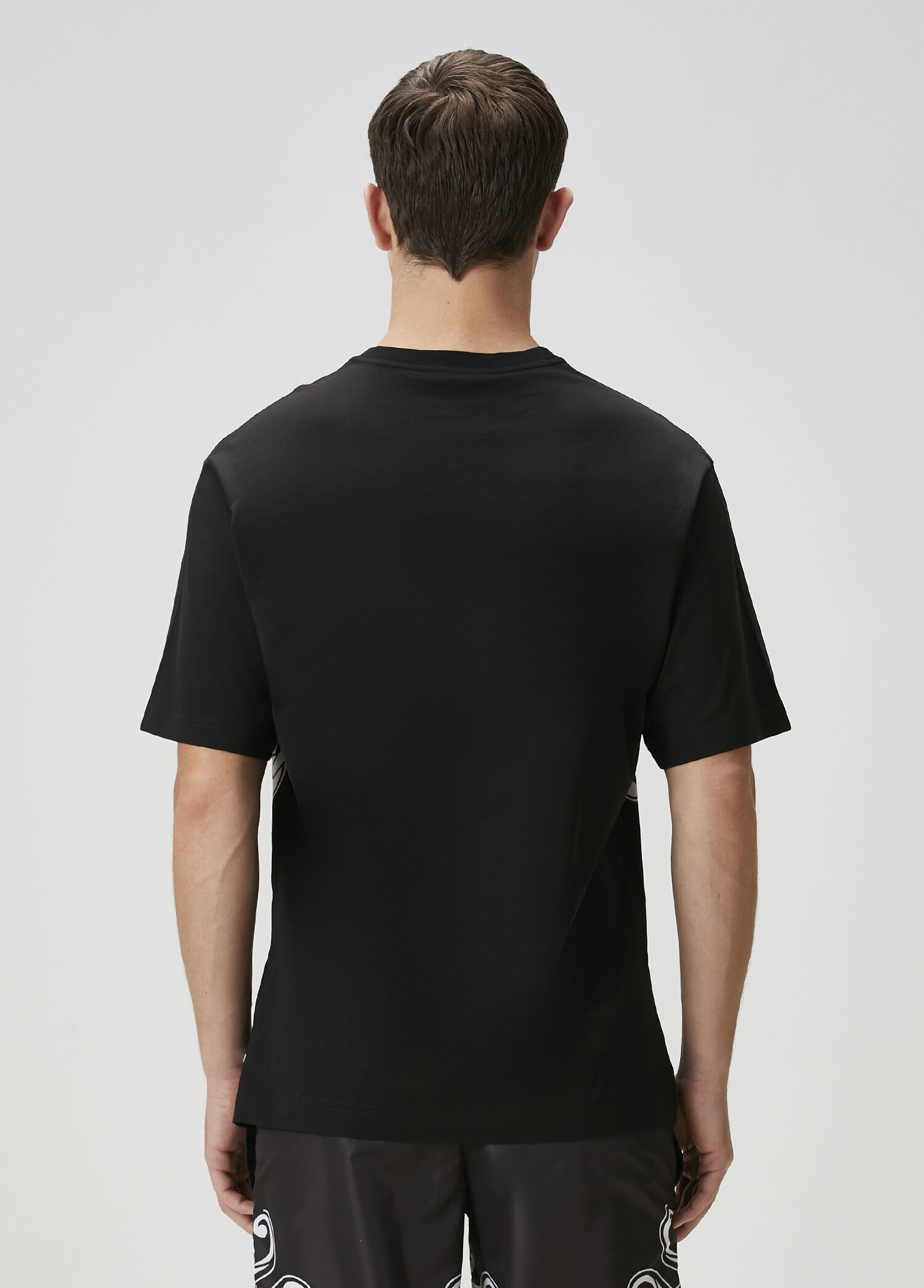 Dolce&Gabbana - Siyah Logo Baskılı T-shirt - Siyah