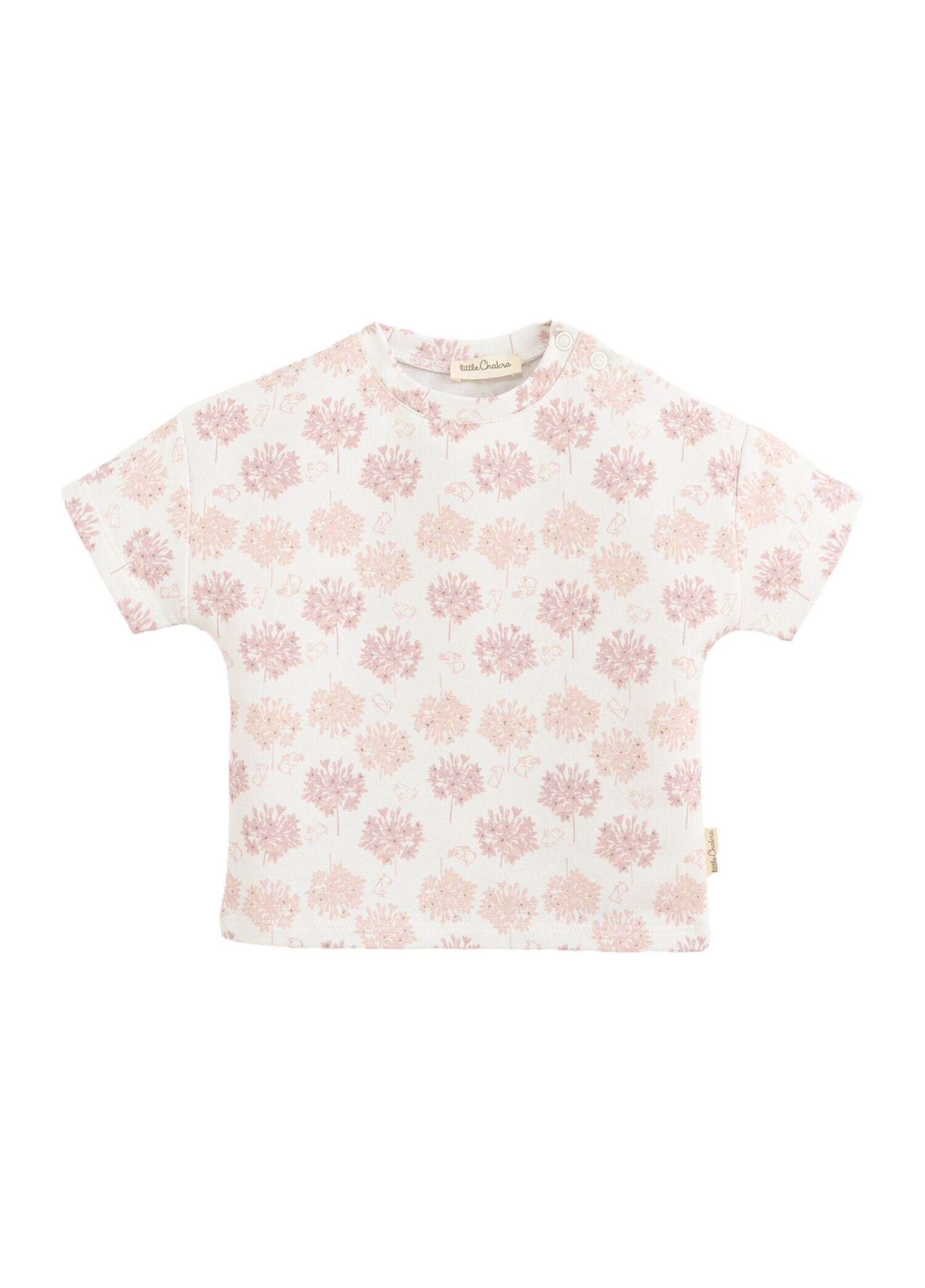 Secret Garden Baskılı Ekru Çocuk T-shirt