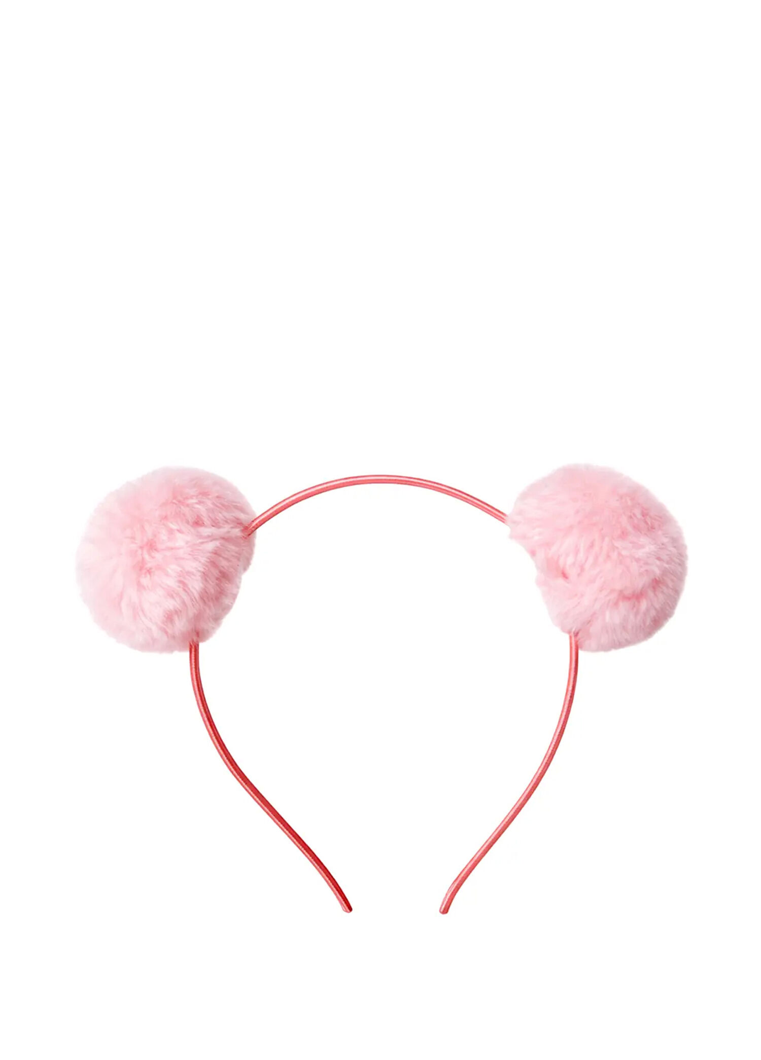 Mini PonPon Pembe Kız Çocuk Taç