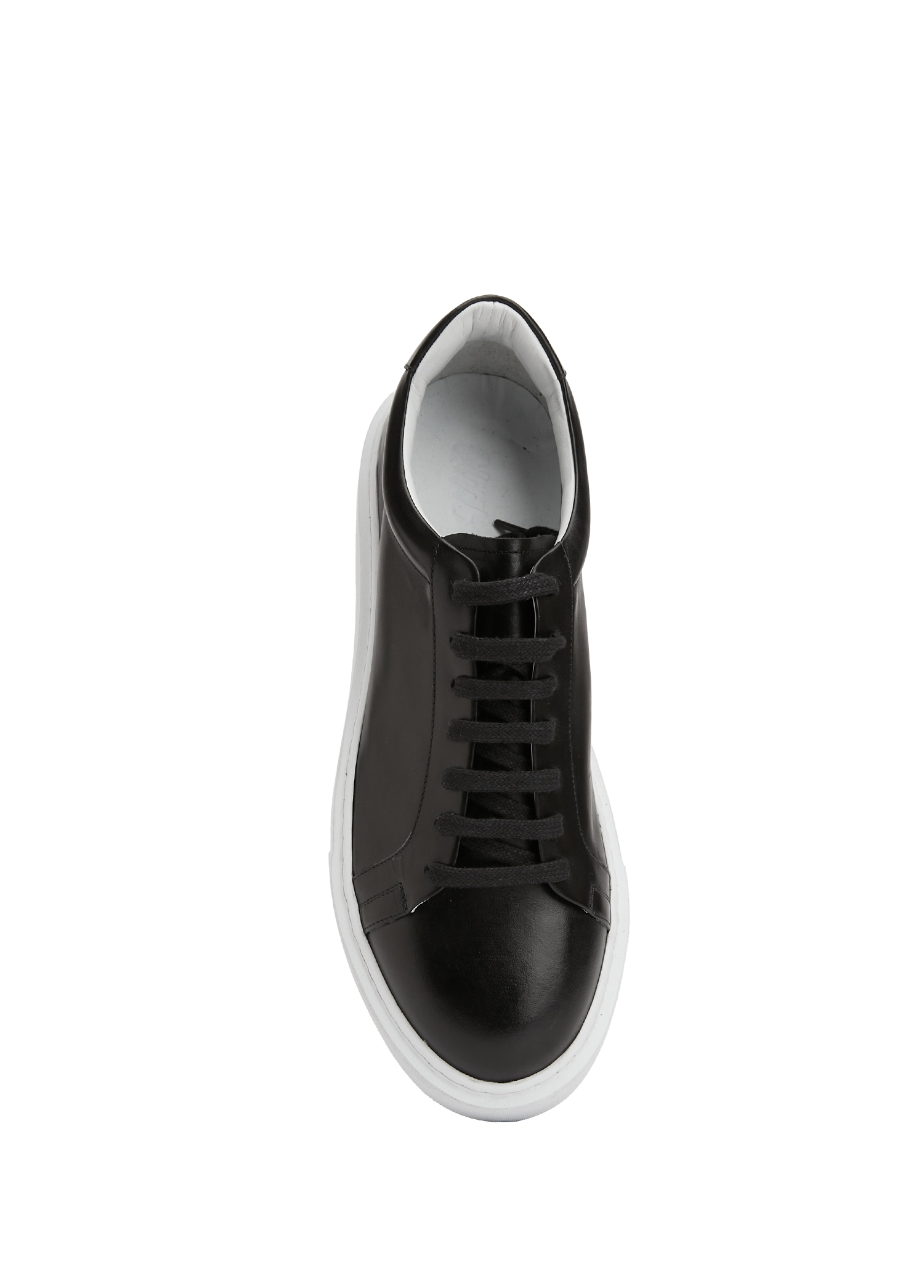 Siyah Erkek Deri Sneaker_3
