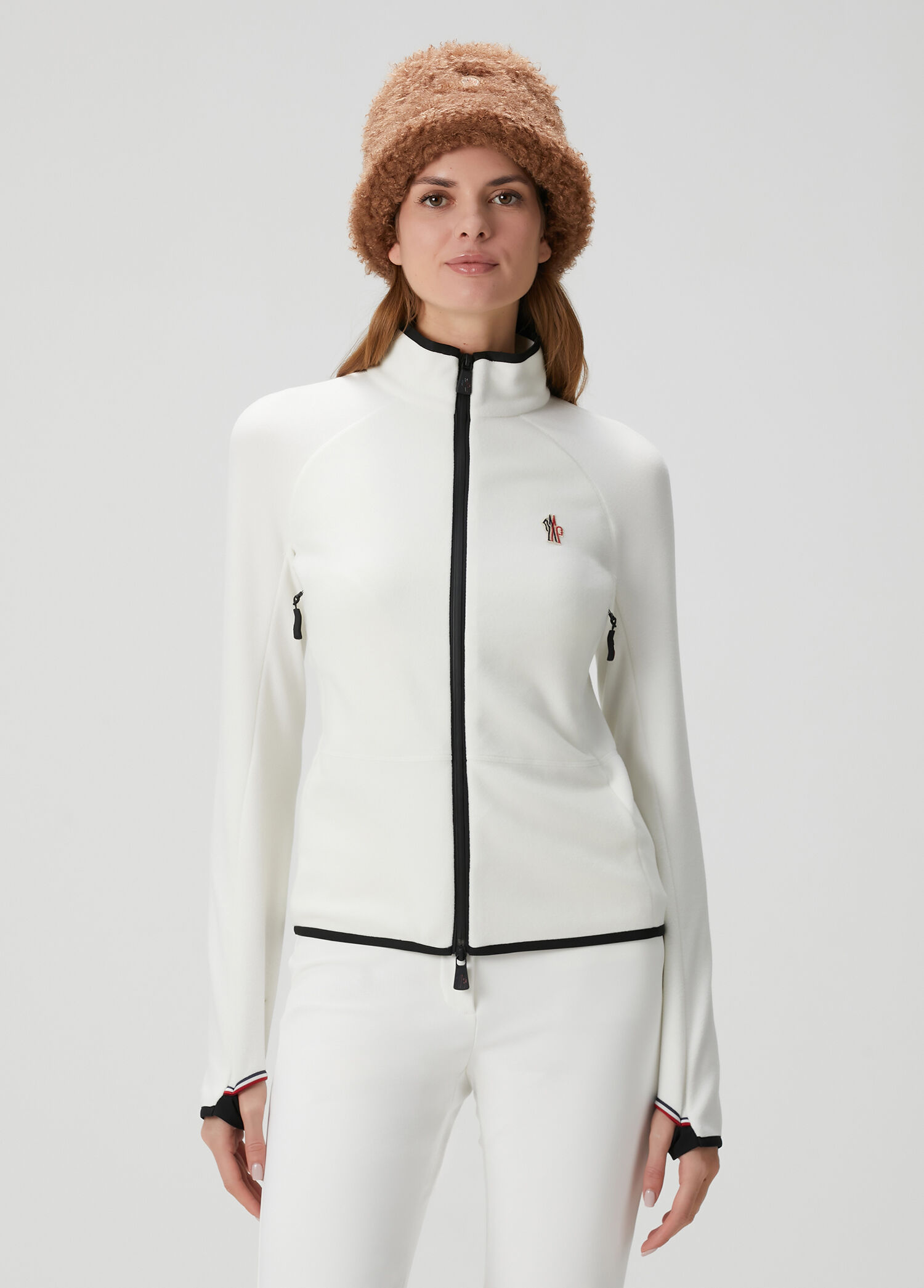 Moncler Grenoble Krem Kadın Beyaz Polar Sweatshirt 1738543 | Beymen