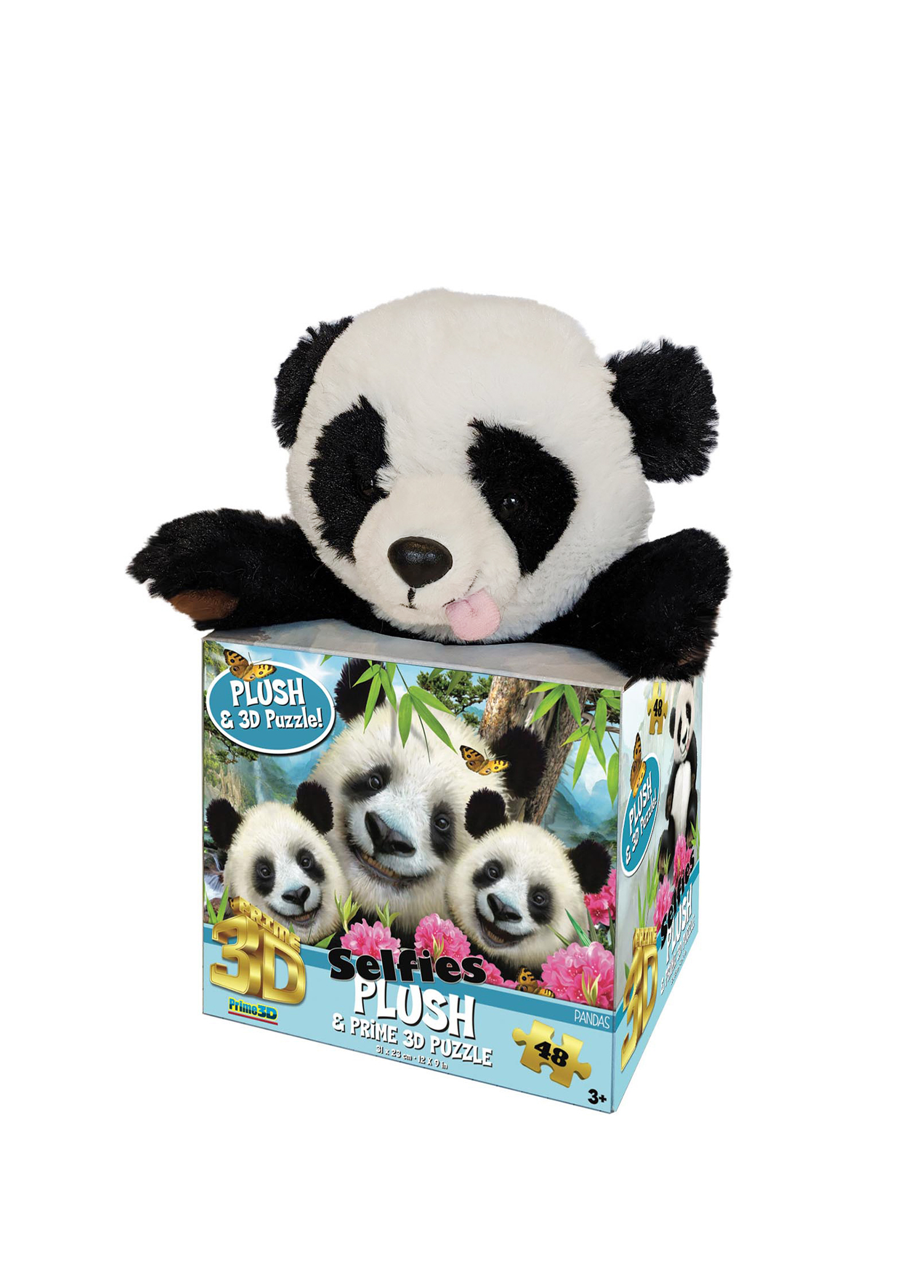 15800 Panda Peluş ve Selfie 48 Parça Puzzle