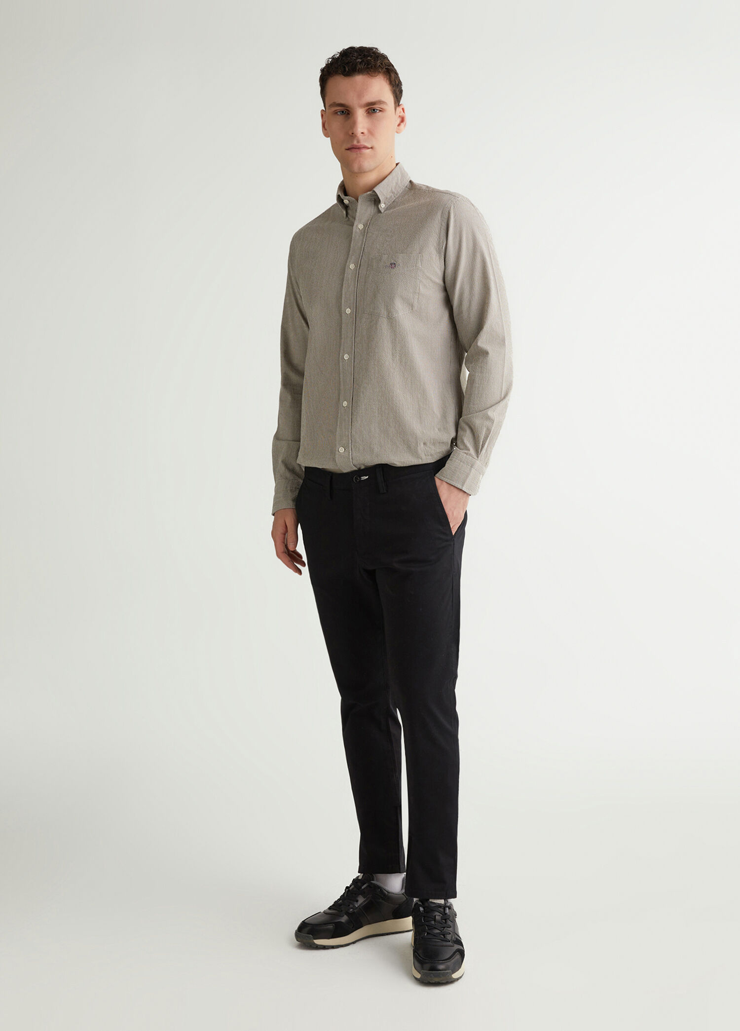 Slim Fit Siyah Erkek Pantolon