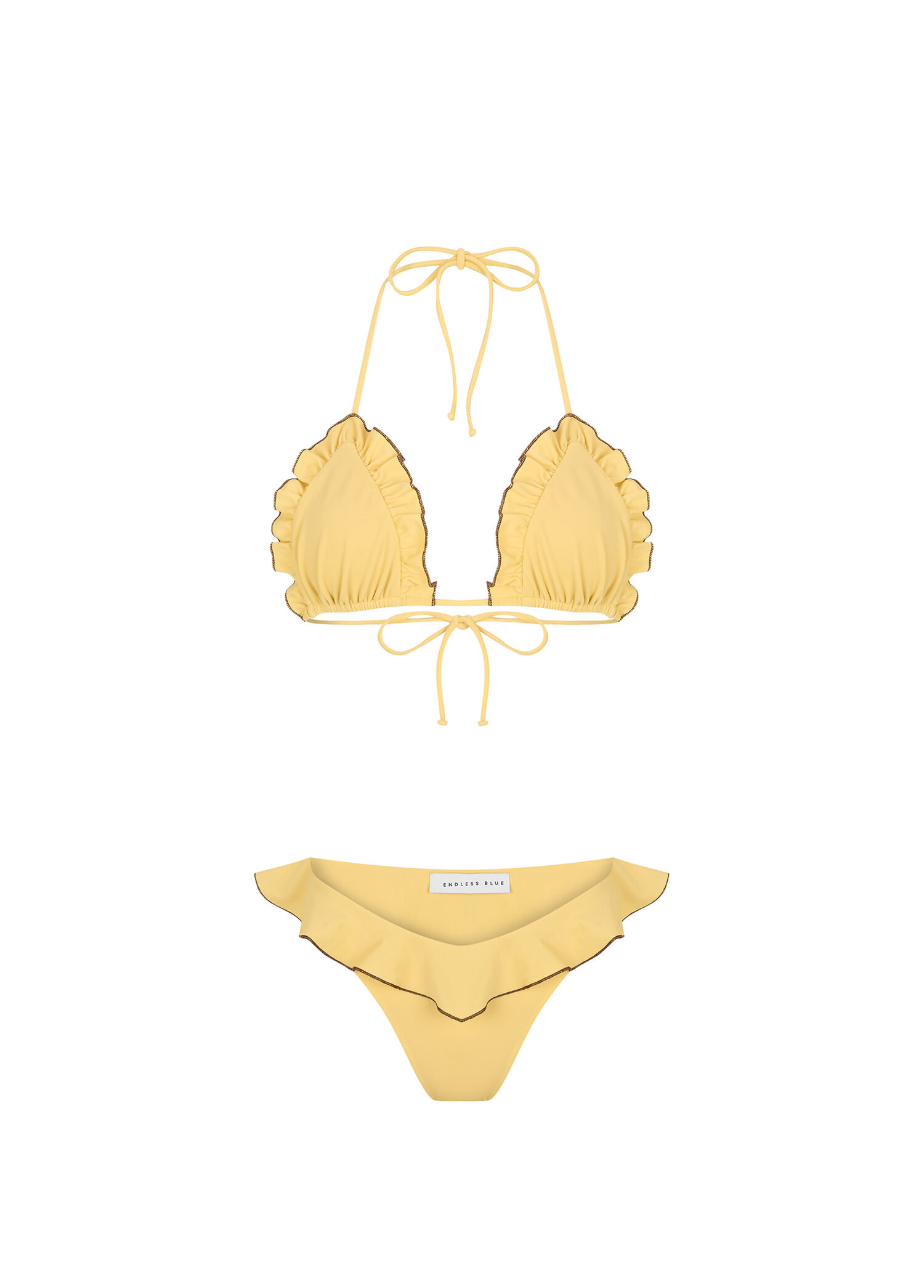 Sun Drops Candice Sarı Kadın Bikini Takımı