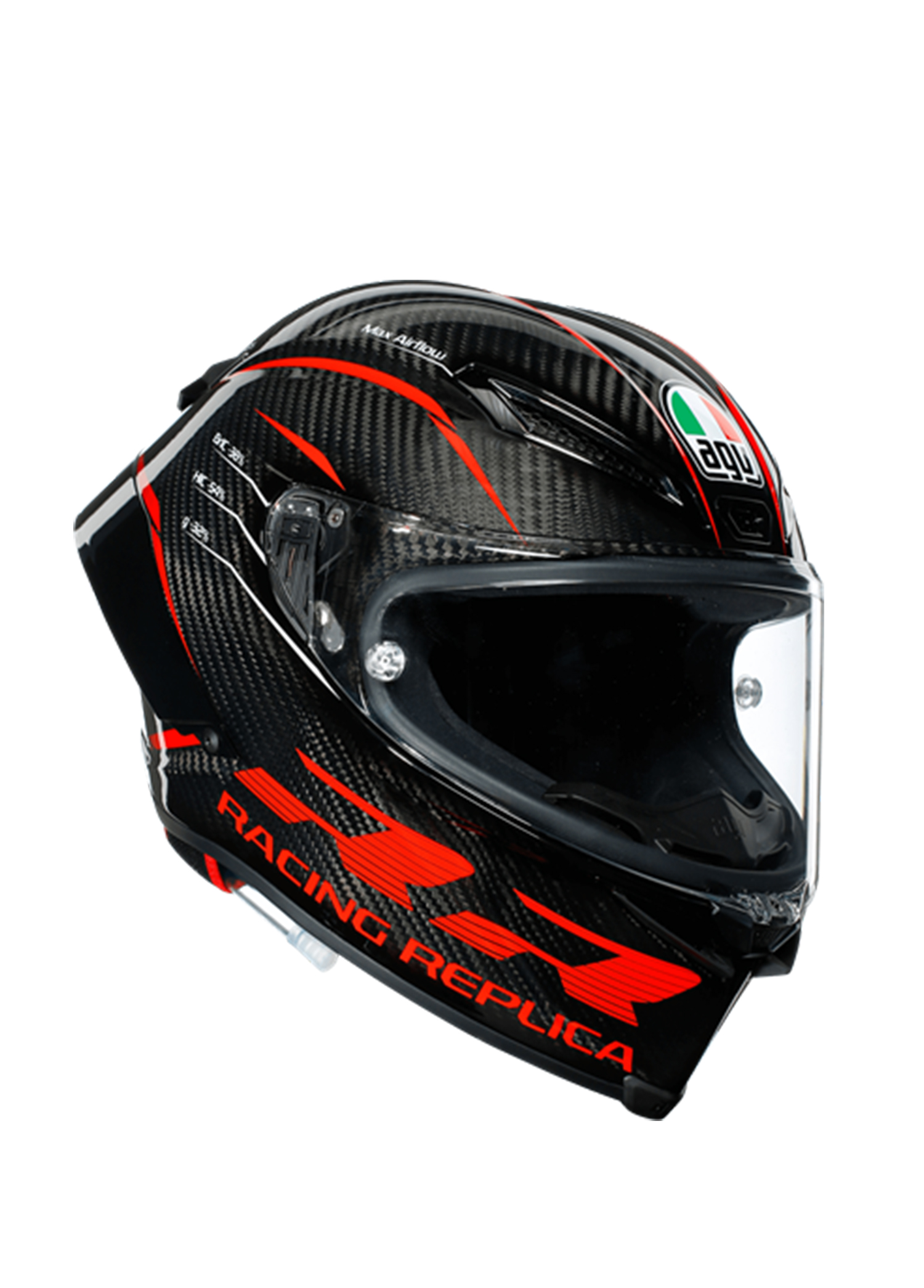 Pista Gp RR Performance Carbon Red Kapalı Kask