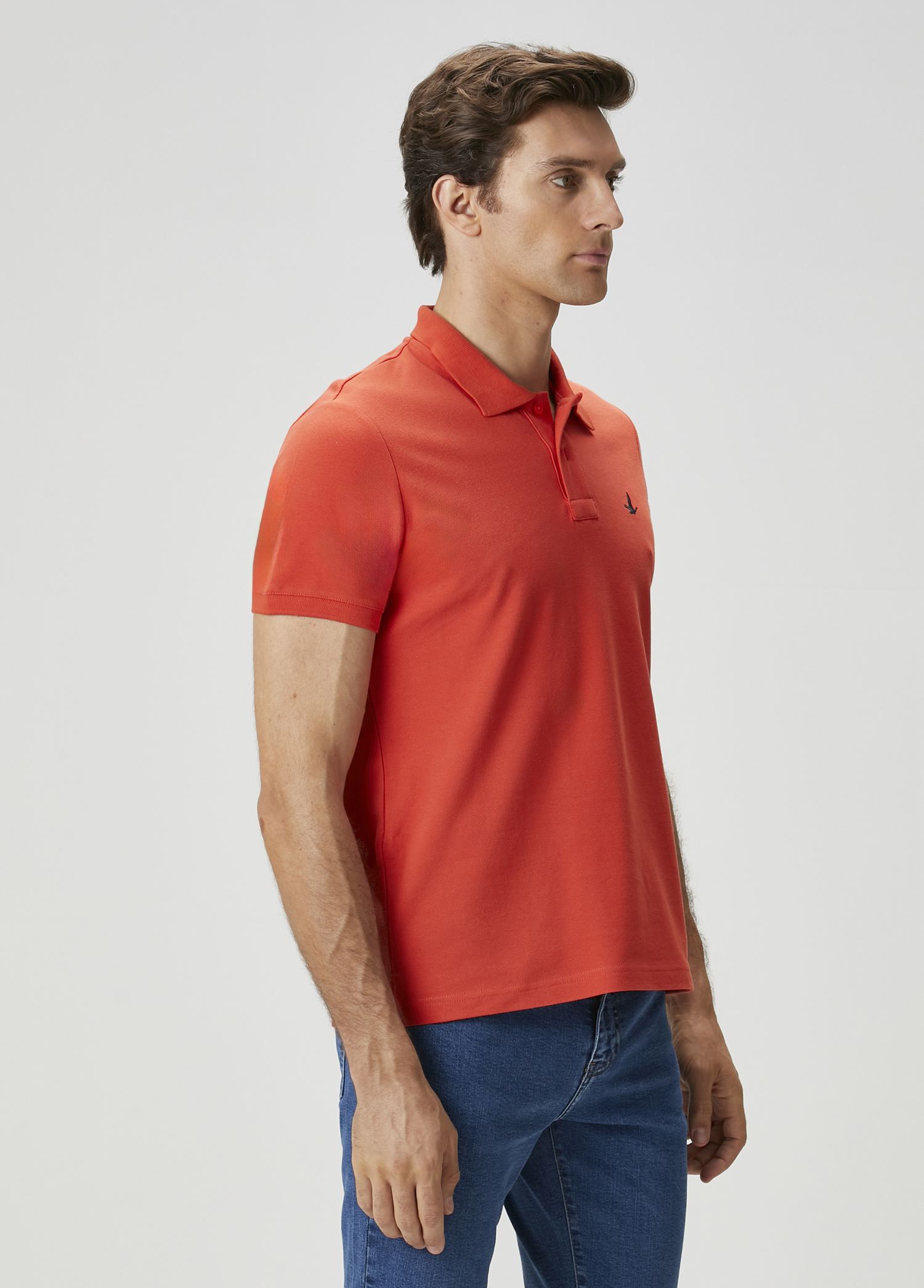 Kiremit Polo Yaka T-shirt_2