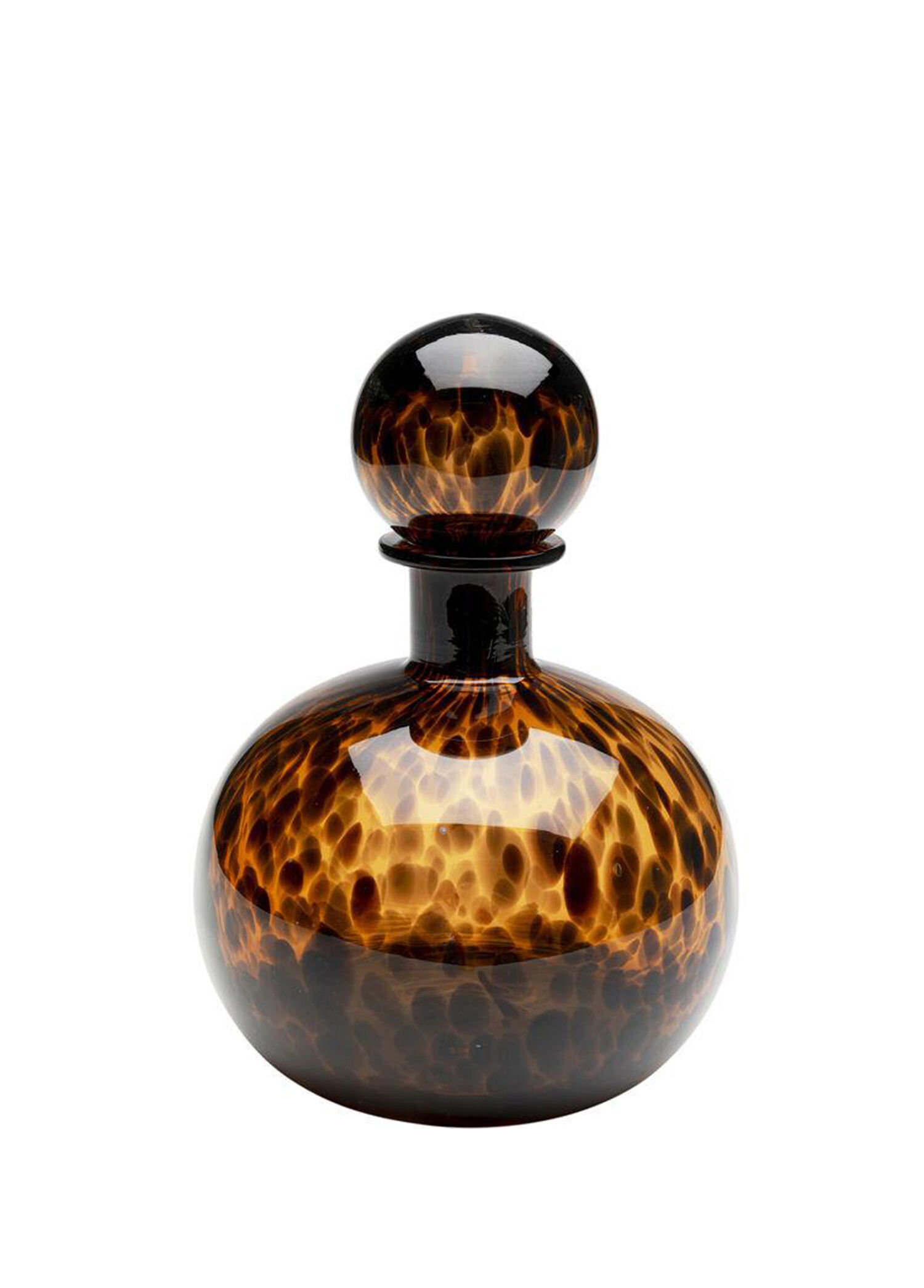 Deco Carafe Caramel Kahverengi Cam Karaf