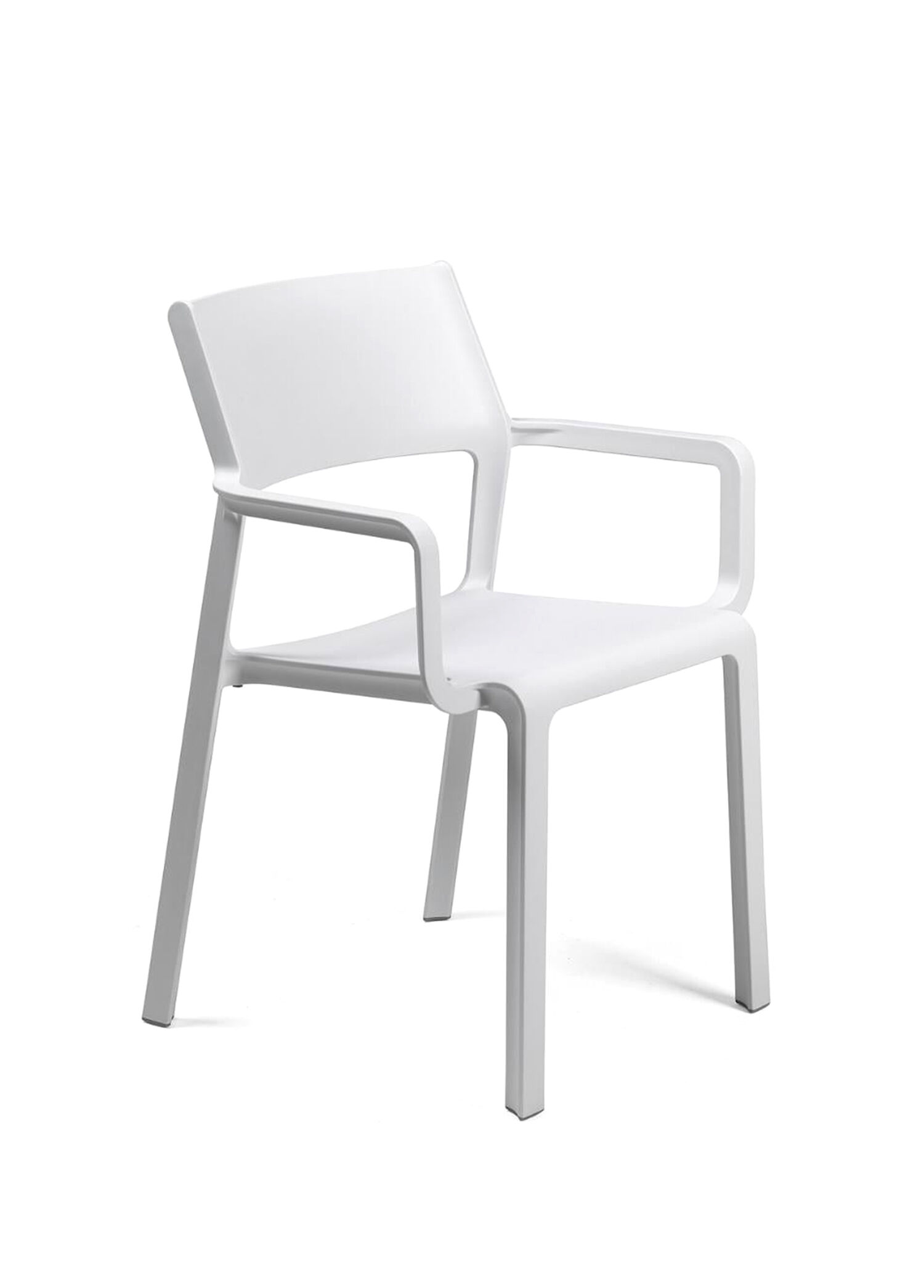 Trill Senape Bianco İstiflenebilir Bahçe Sandalyesi