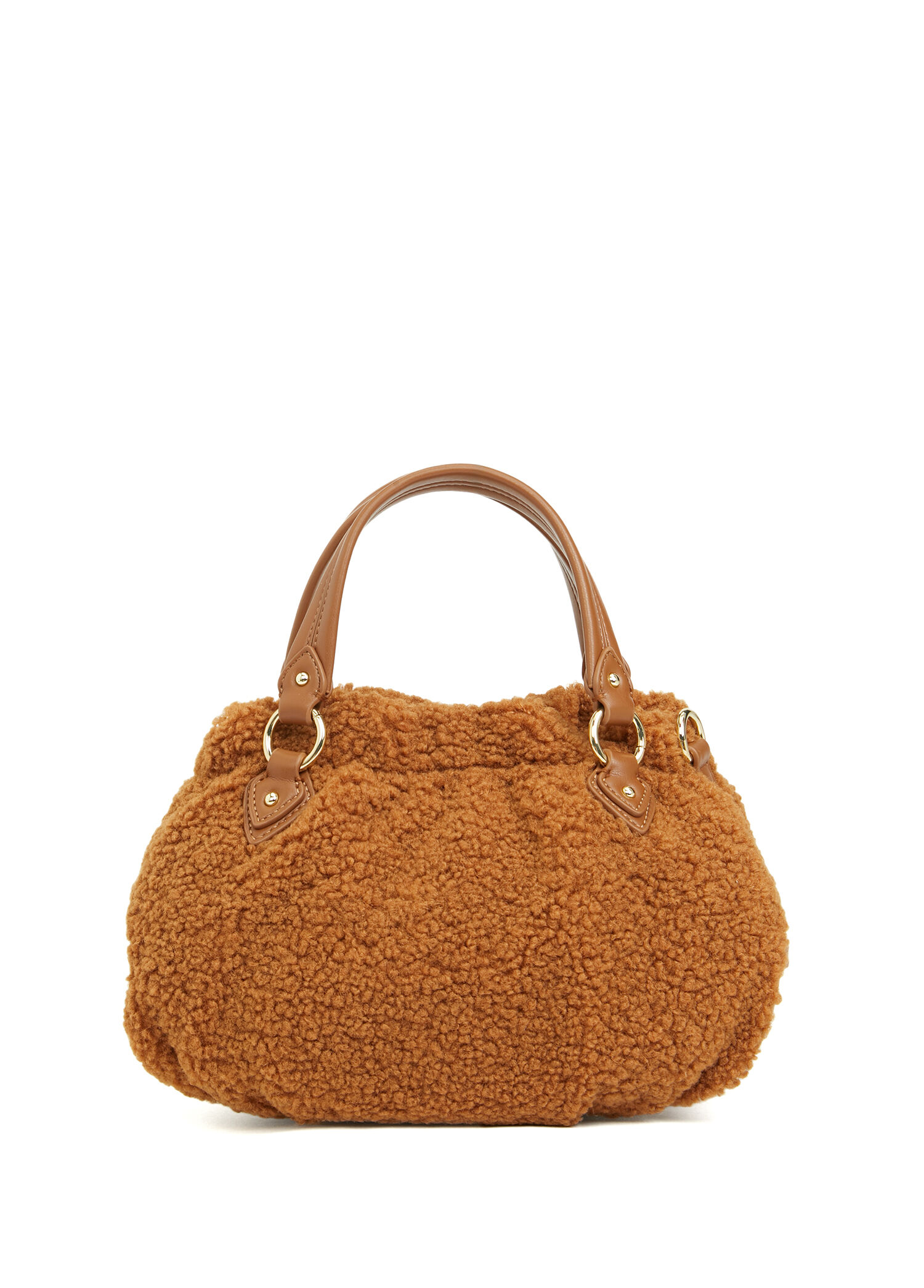 モココ Love Moschino - Poodle Taba Shearling Kadın Çanta - Taba