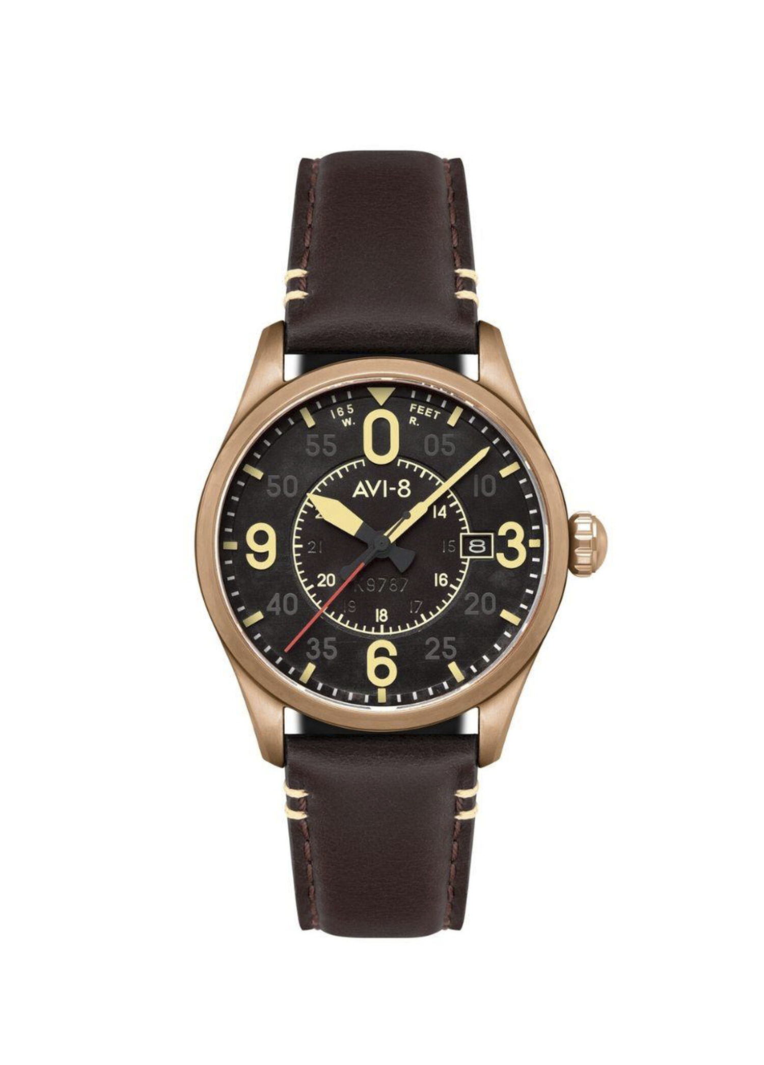 AVI-8 Siyah Erkek AV-4090-06 Deri cErkek Kol Saati 1588588 | Beymen