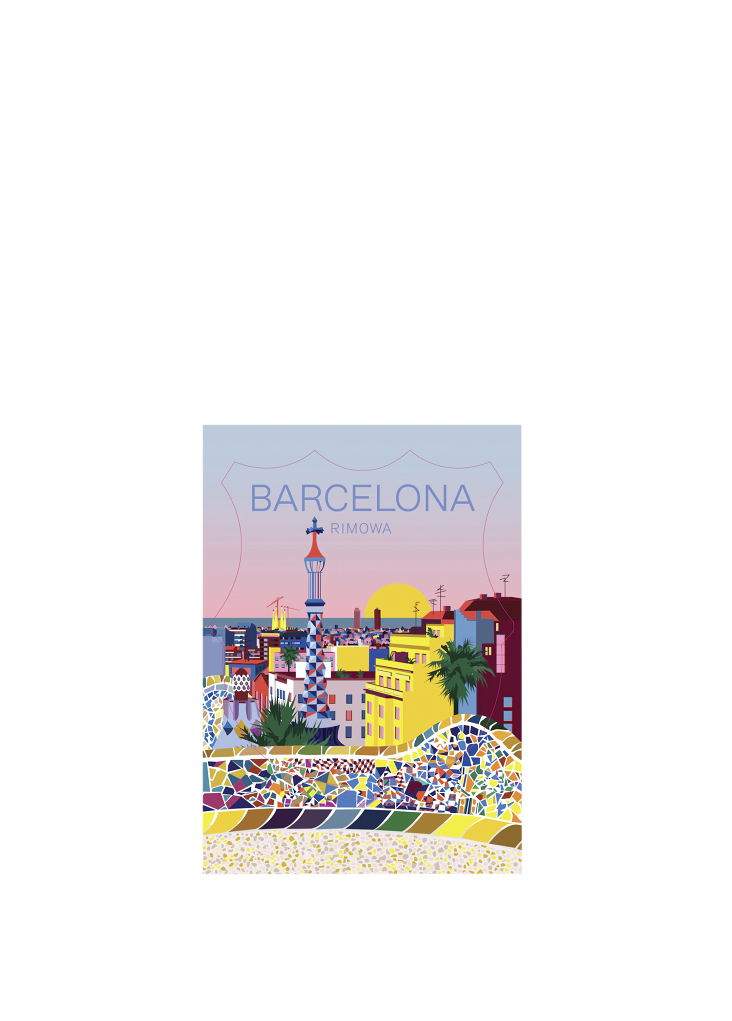 Barcelona Landmark Sticker