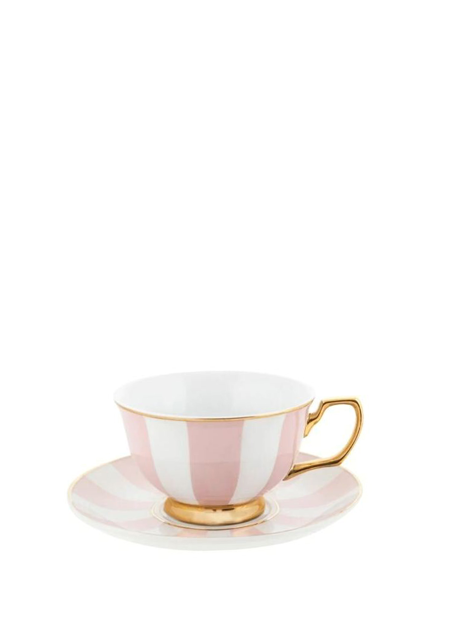 Teacup Blush Stripes Fincan Takımı