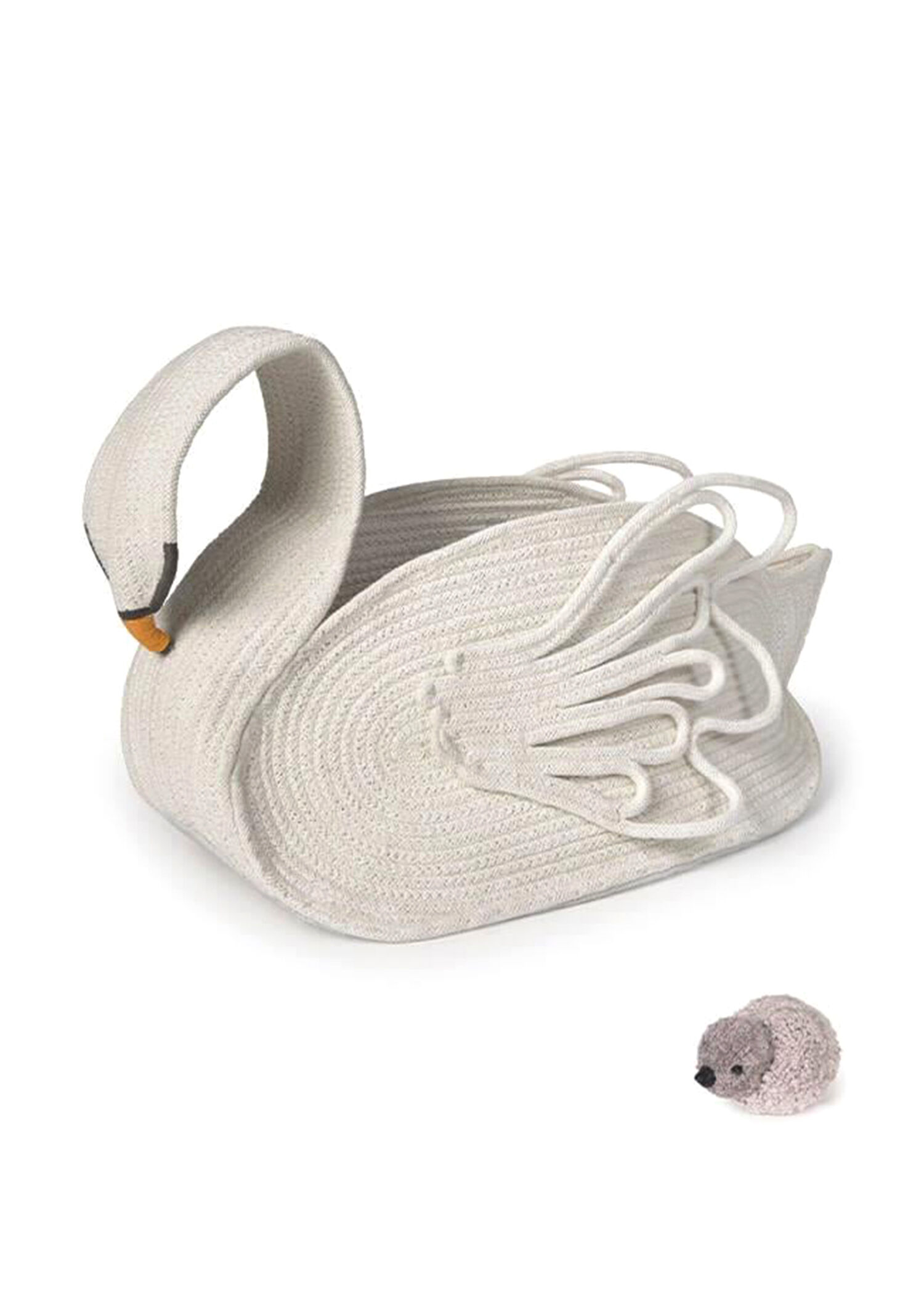Swan Beyaz Çocuk Odası Düzenleyici Sepet