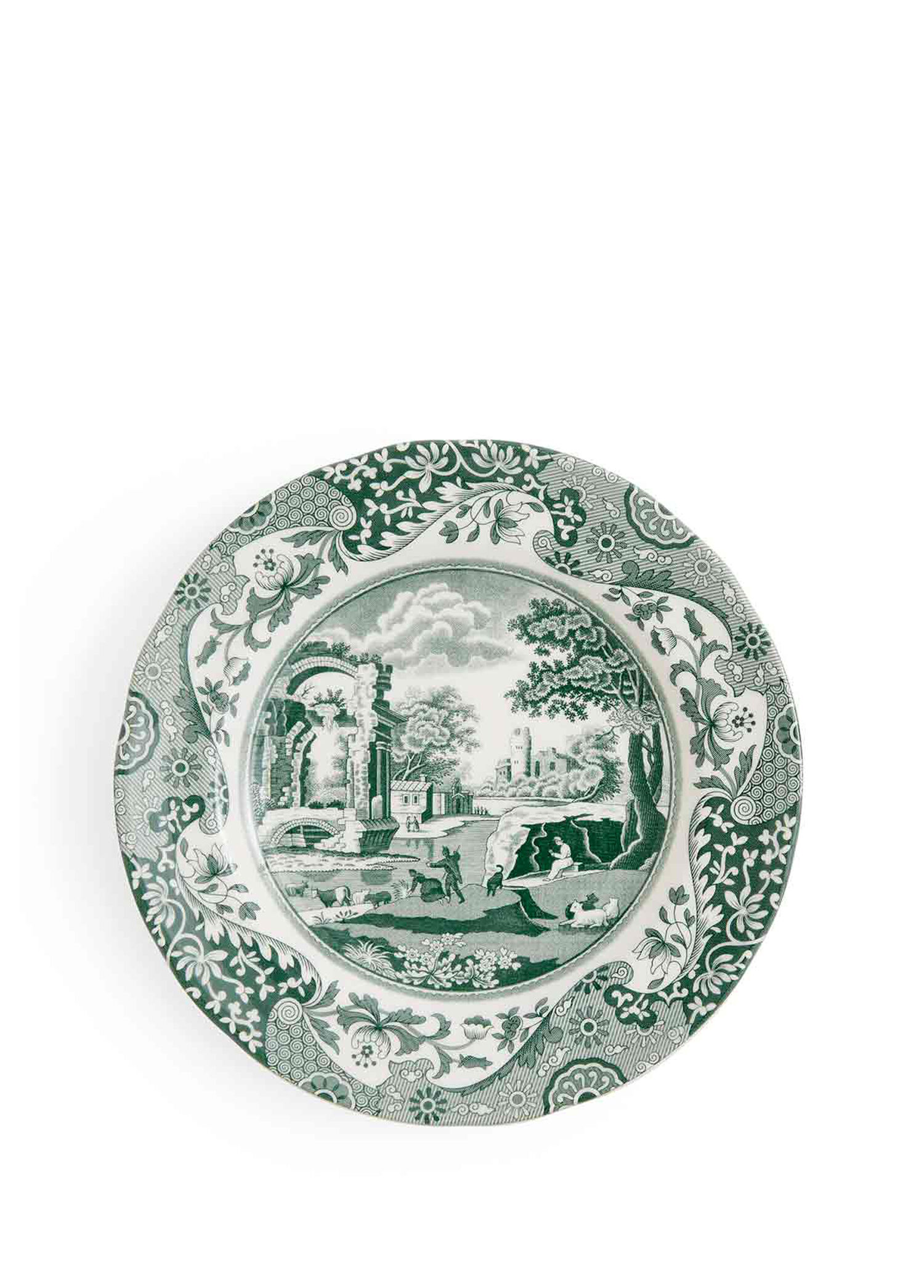 Heritage Green Italian Çay Tabağı