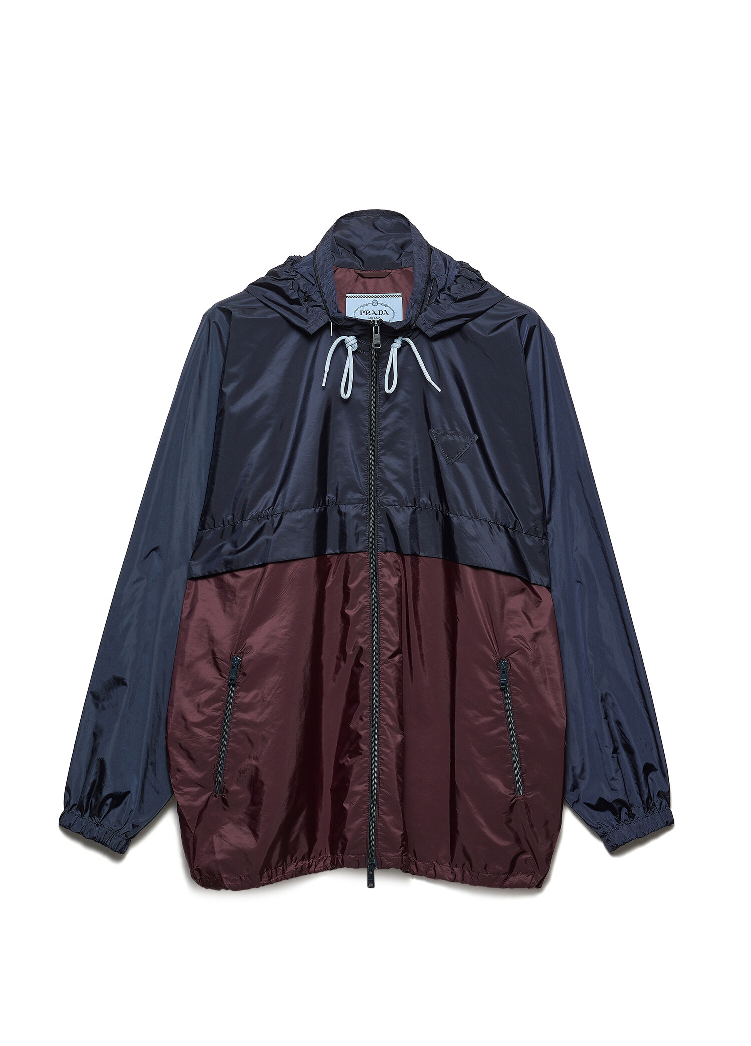 Mavi Hafif Re-Nylon Kapüşonlu Kadın Mont