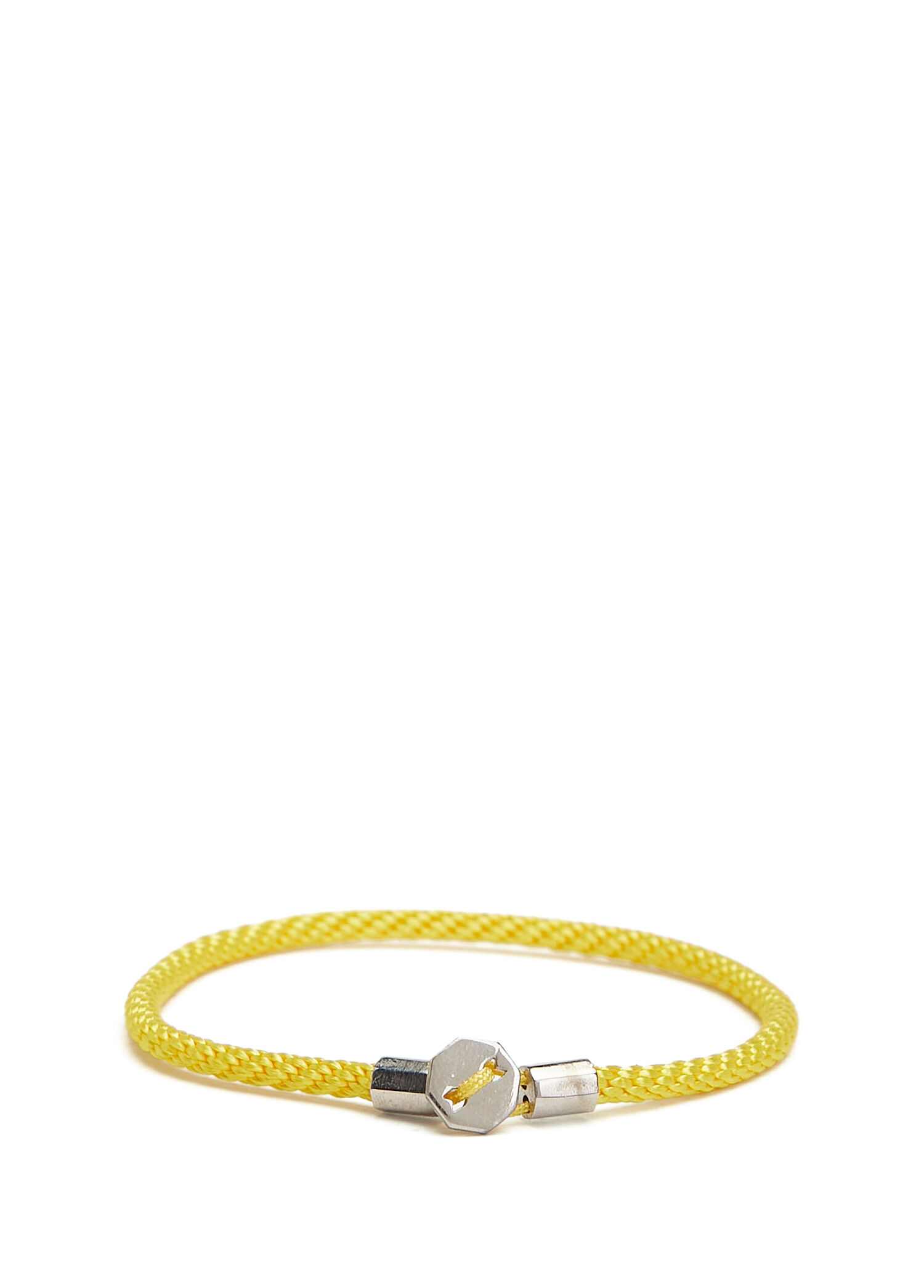 Yellow Knit Erkek Gümüş Bileklik
