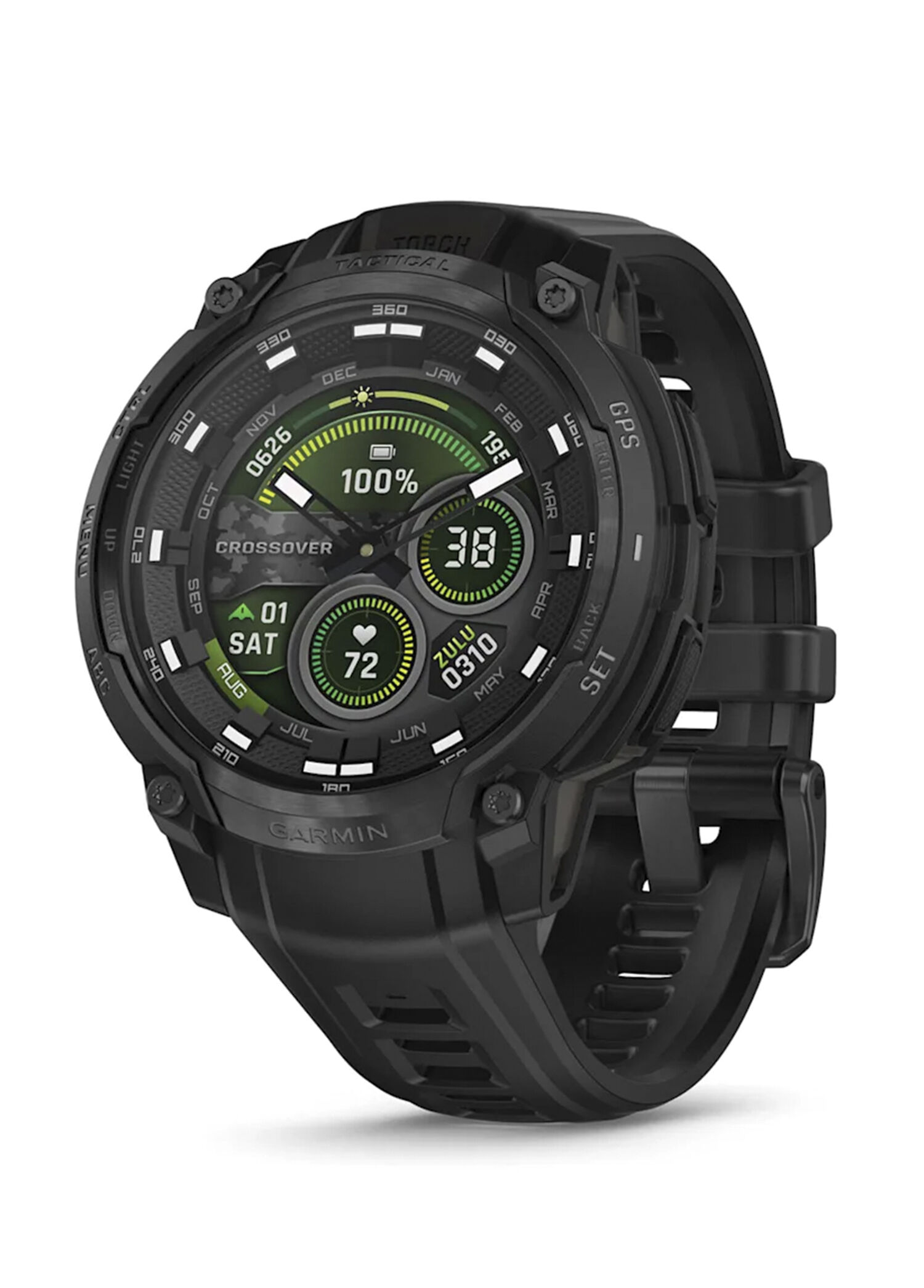 Instinct Crossover Amoled Tactical Edition Siyah Silikon Kayışlı Akıllı Saat
