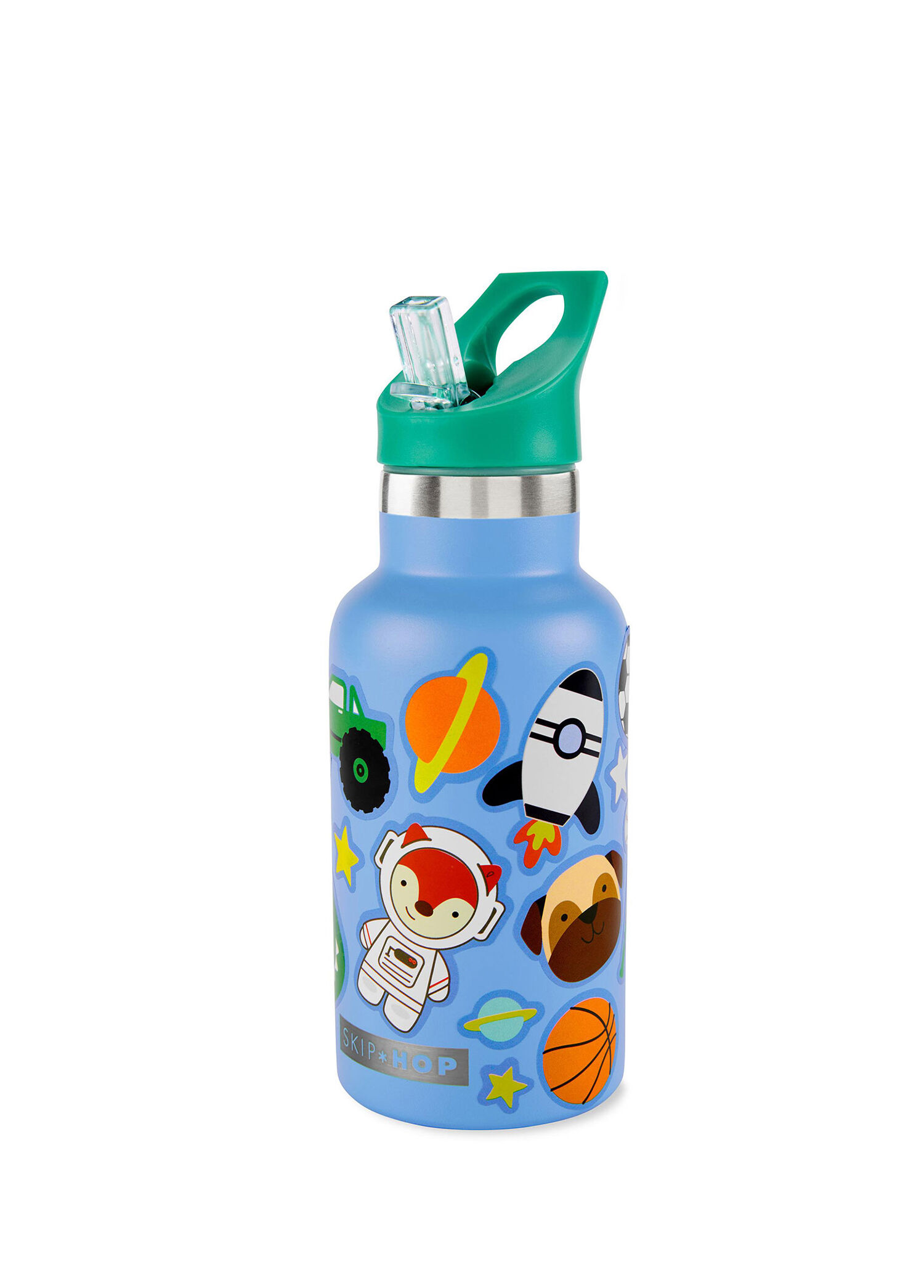 Spark Style Mavi Çelik Çocuk Suluk 380 ml