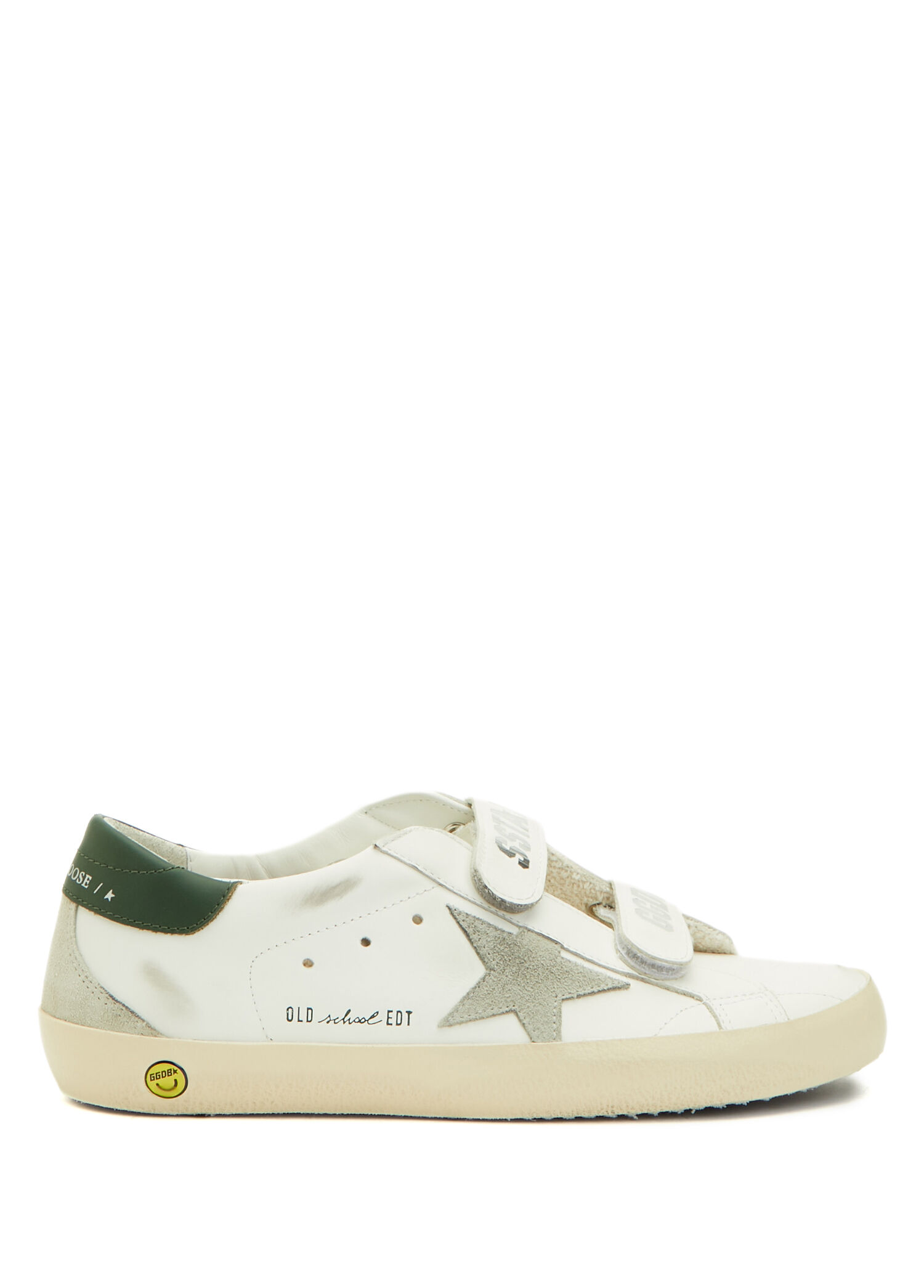 Old School Beyaz Unisex Çocuk Deri Sneaker