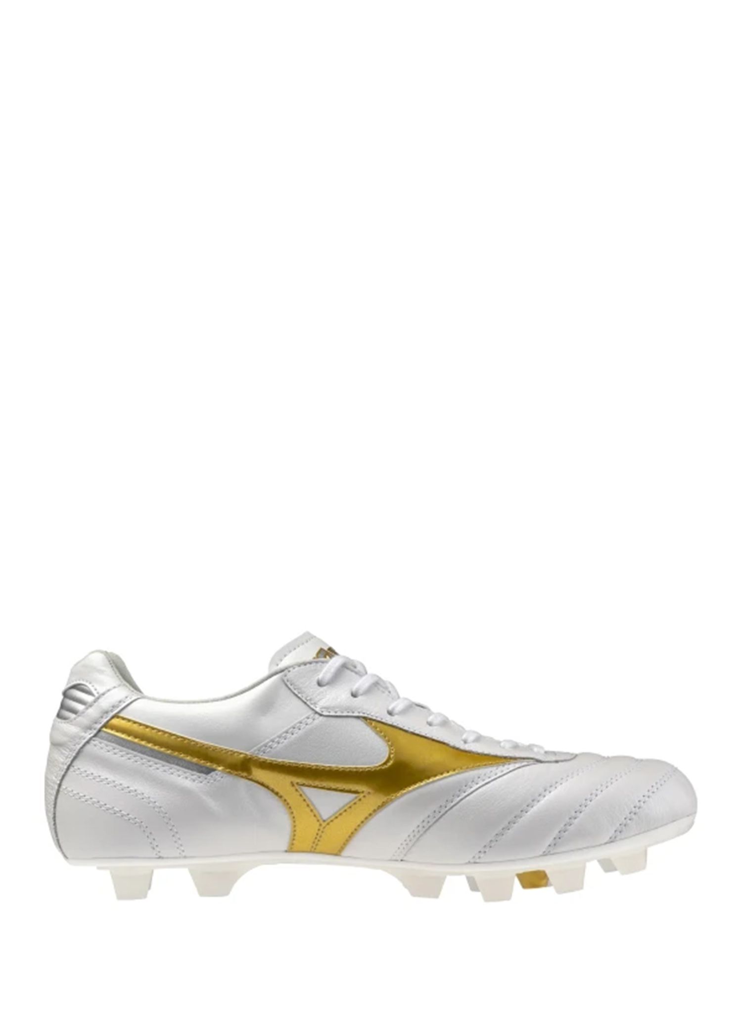 Mizuno Beyaz Erkek Morelia 2 Japan Beyaz Altın Rengi Erkek Krampon
