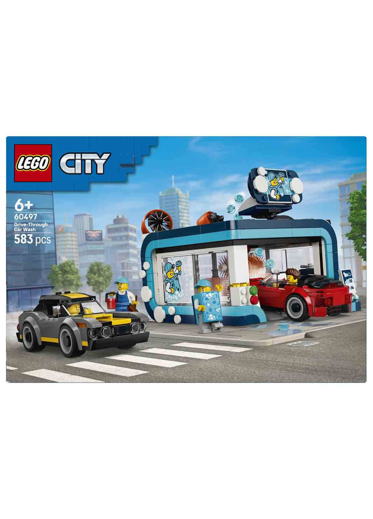 LEGO - City Otomatik Araç Yıkama 583 Parça 6+ Yaş Yapı Oyuncağı