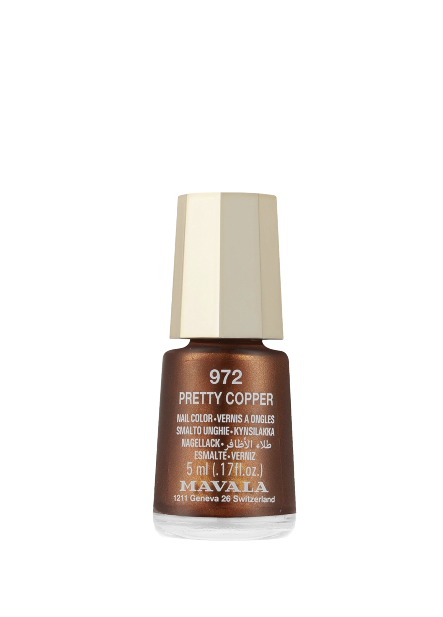 Mini Color Oje 972 Pretty Copper 5 ml