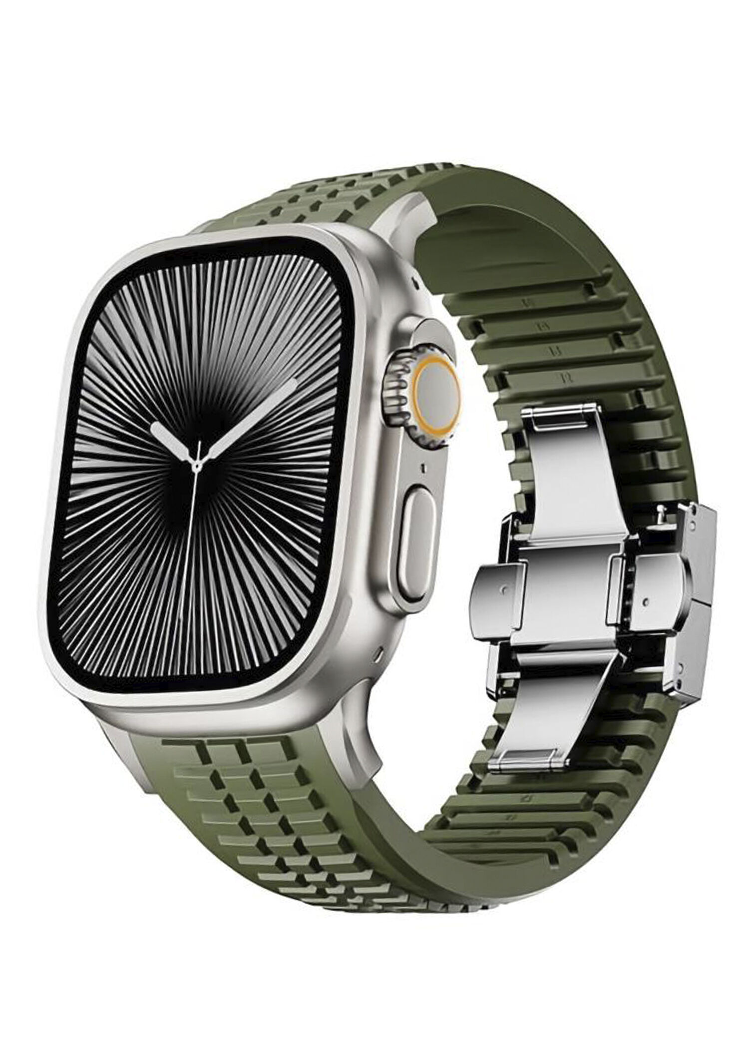 Bikordon - Apple Watch Ultra Uyumlu AquaLink Vanguard Gray Akıllı Saat Kordon - Vanguard Gray