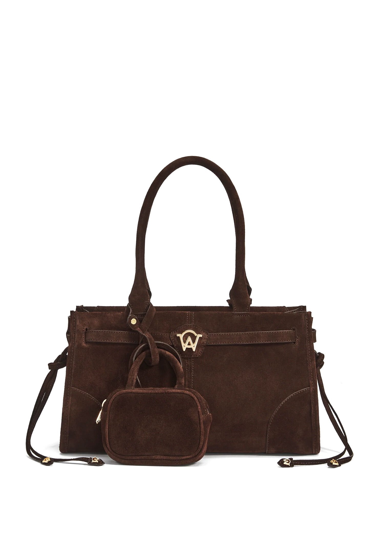 Manc Kahverengi Kadın Zouzou Kahverengi Kadın Süet Çanta 1594819