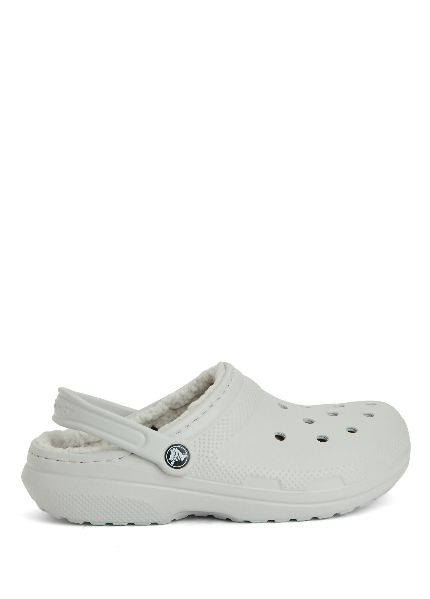 Classic Lined Clog Gri Kadın Terlik