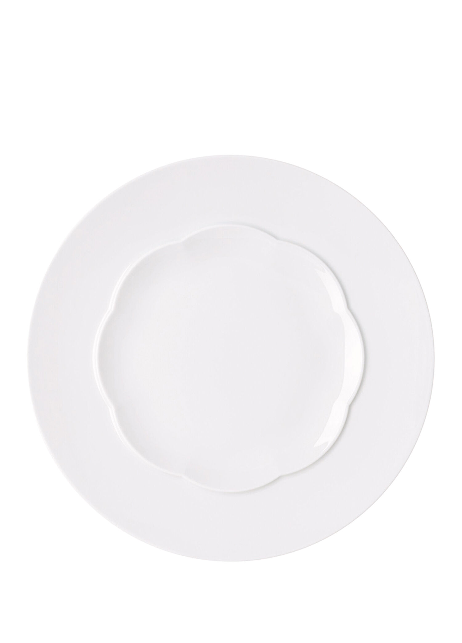 Sonetto Bianco Beyaz Porselen Yemek Tabağı 28 cm