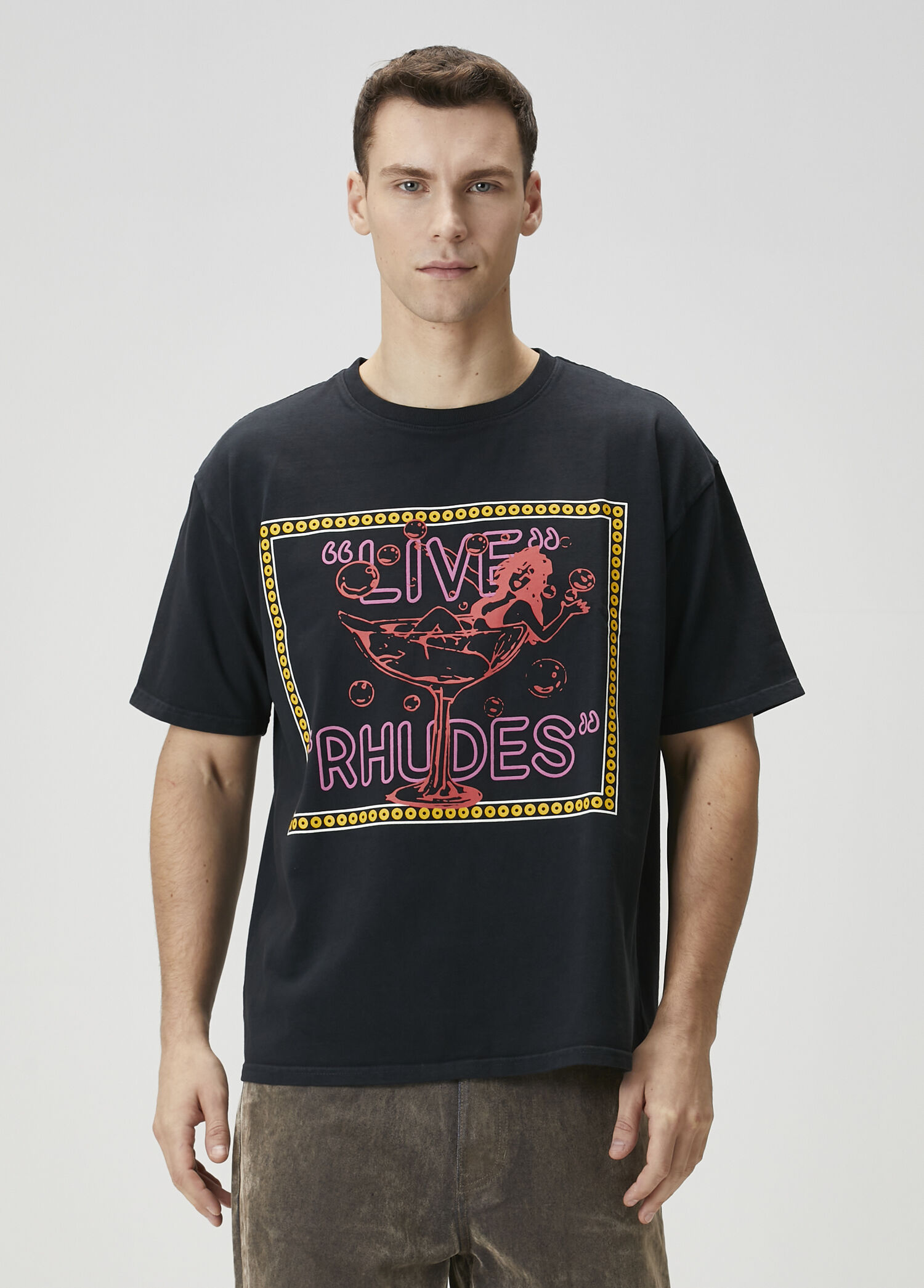 Siyah Baskılı T-shirt