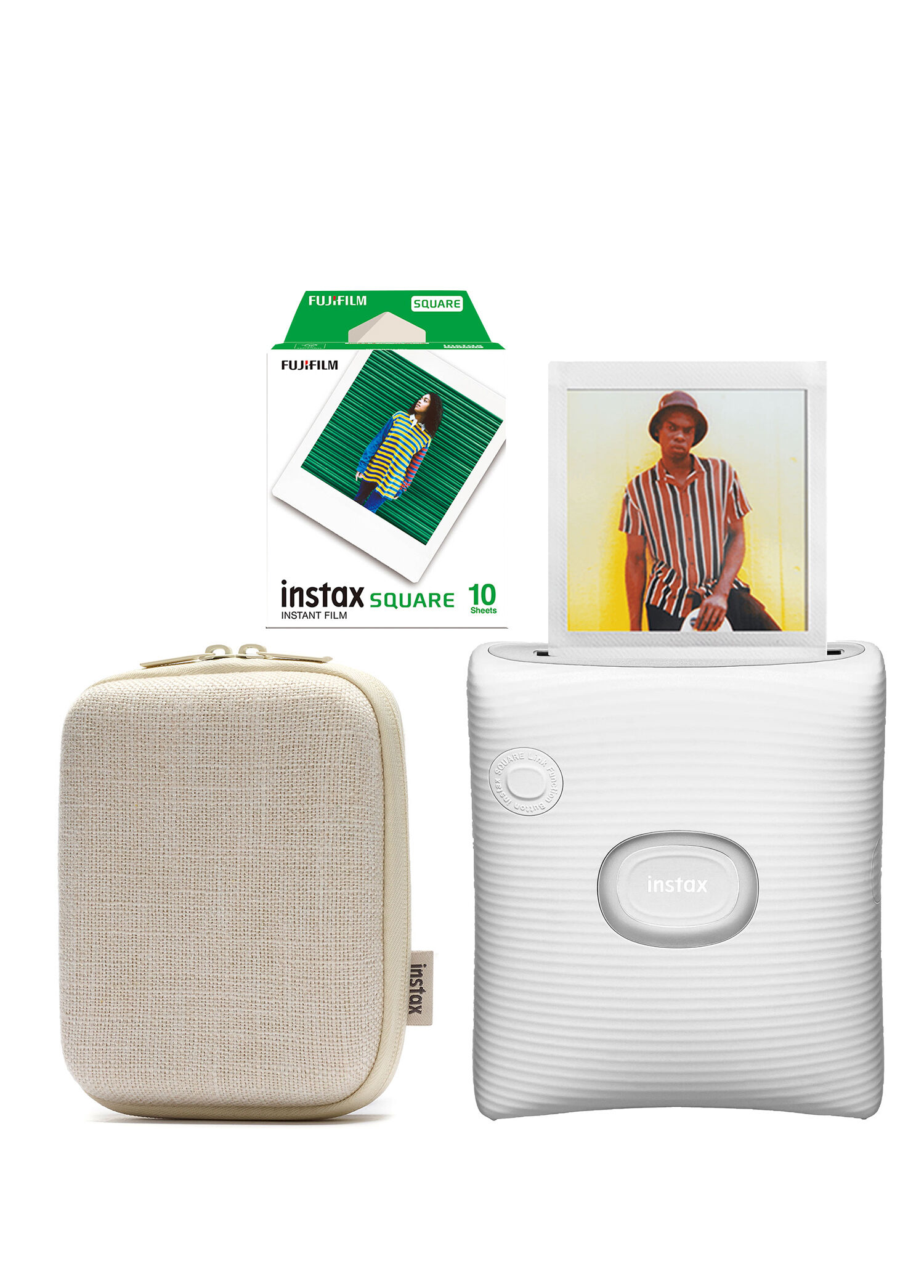 Instax SQ Link Beyaz Ex D Akıllı Telefon Yazıcısı ve Hediye Seti 3