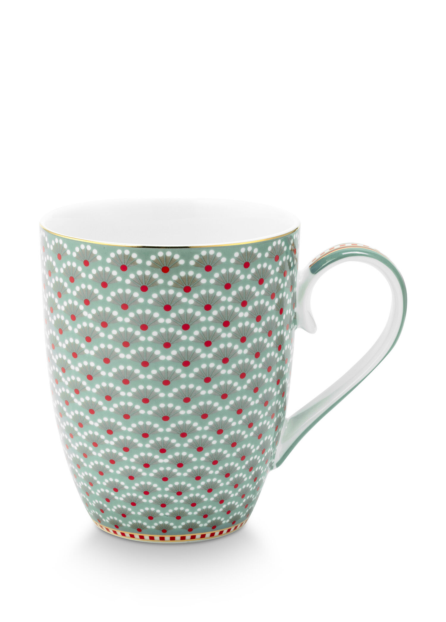 Blooming Tales Mavi Büyük Porselen Mug