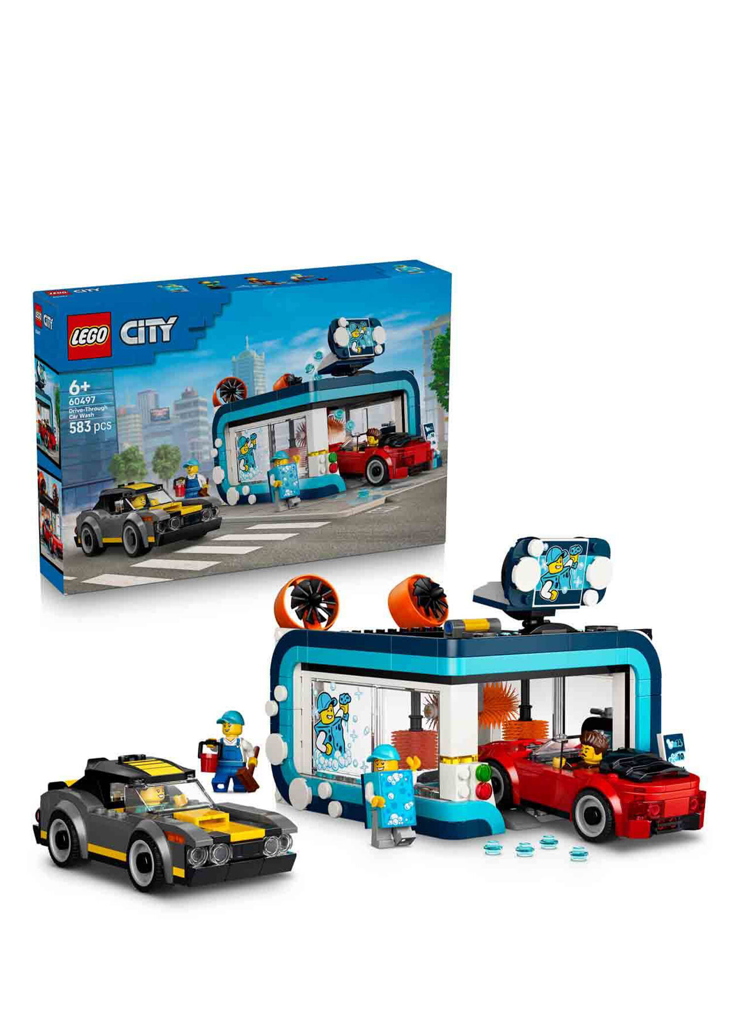 LEGO - City Otomatik Araç Yıkama 583 Parça 6+ Yaş Yapı Oyuncağı