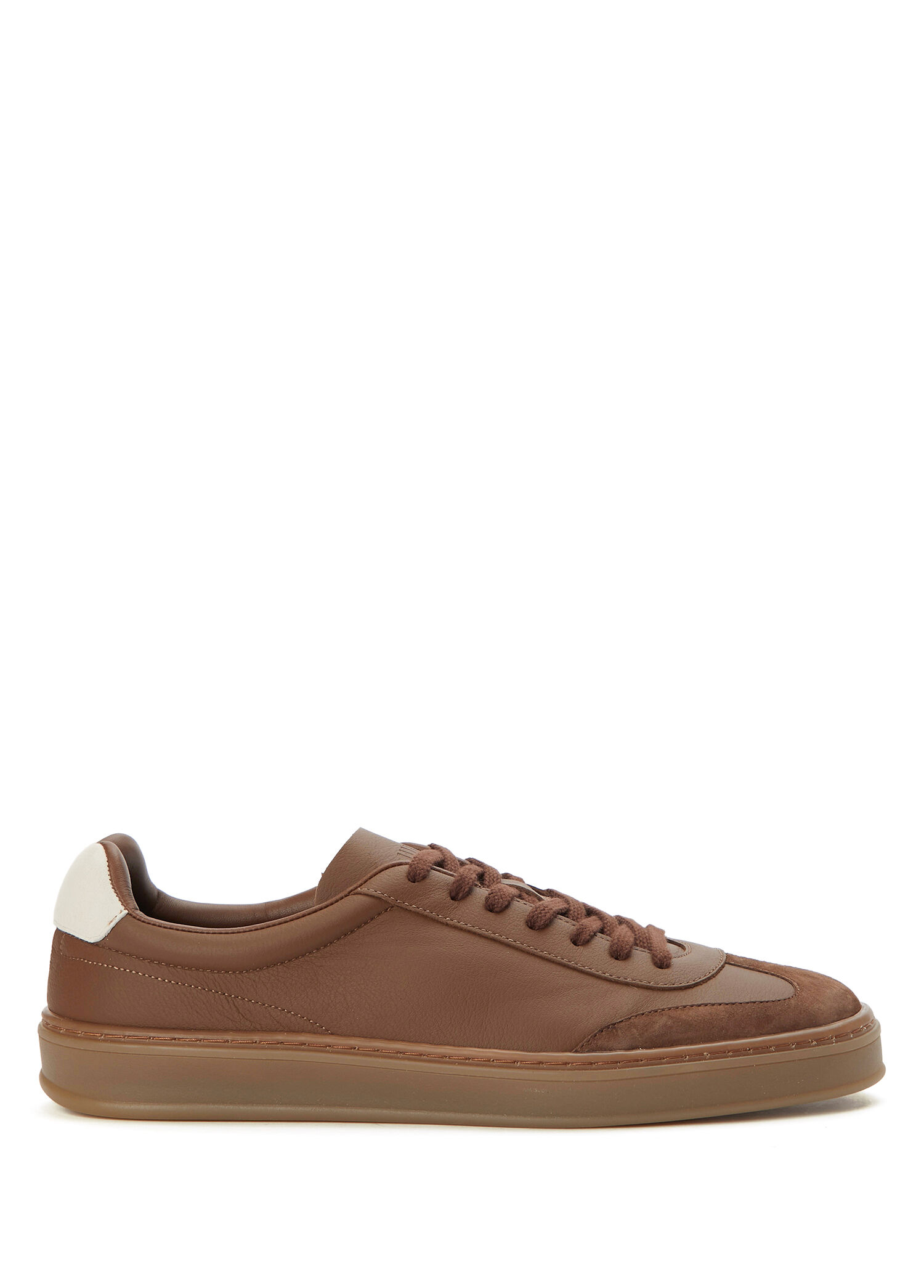 Zarek Light Brown Men's Leather Sneakers