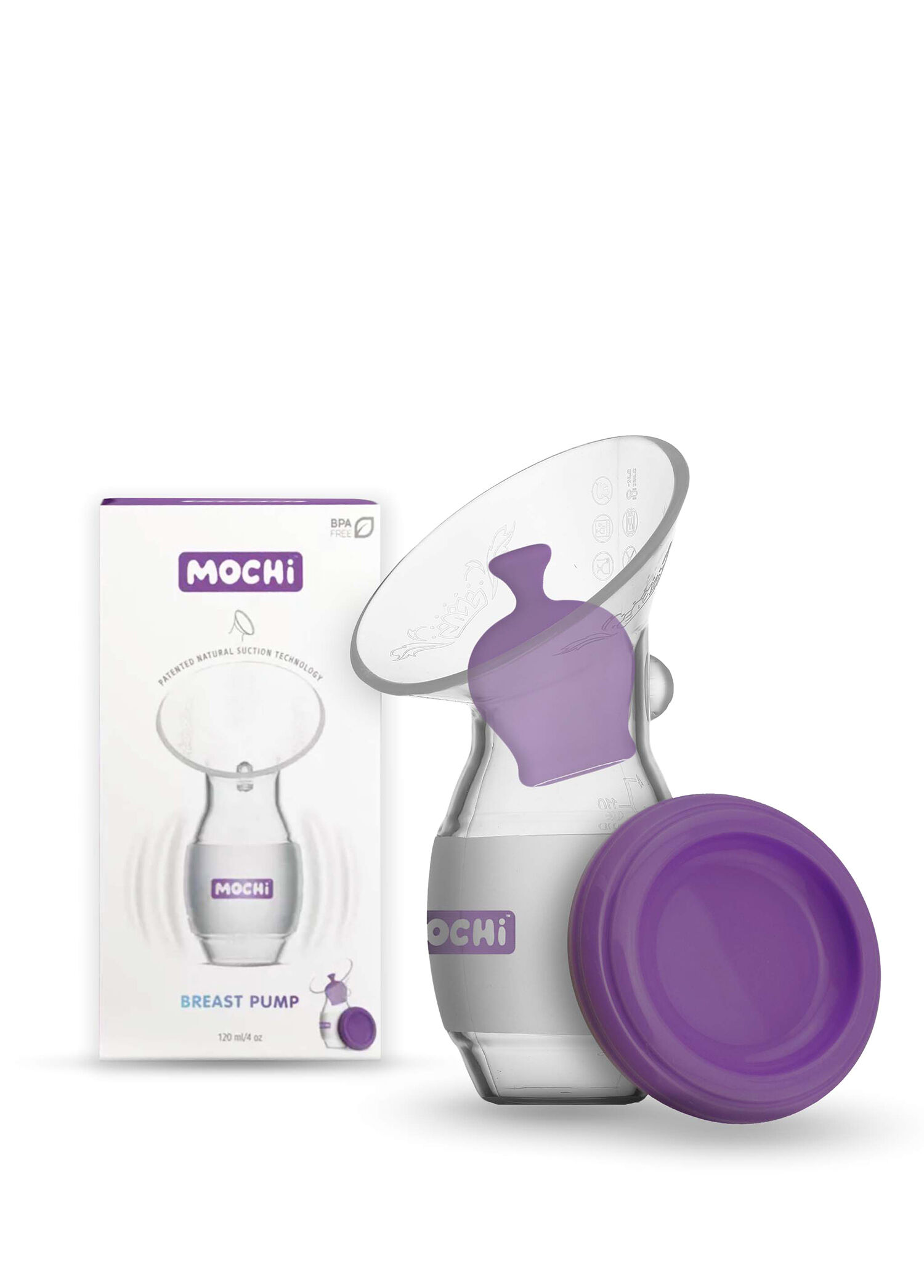 Beyaz Mor Göğüs Pompası 120 ml