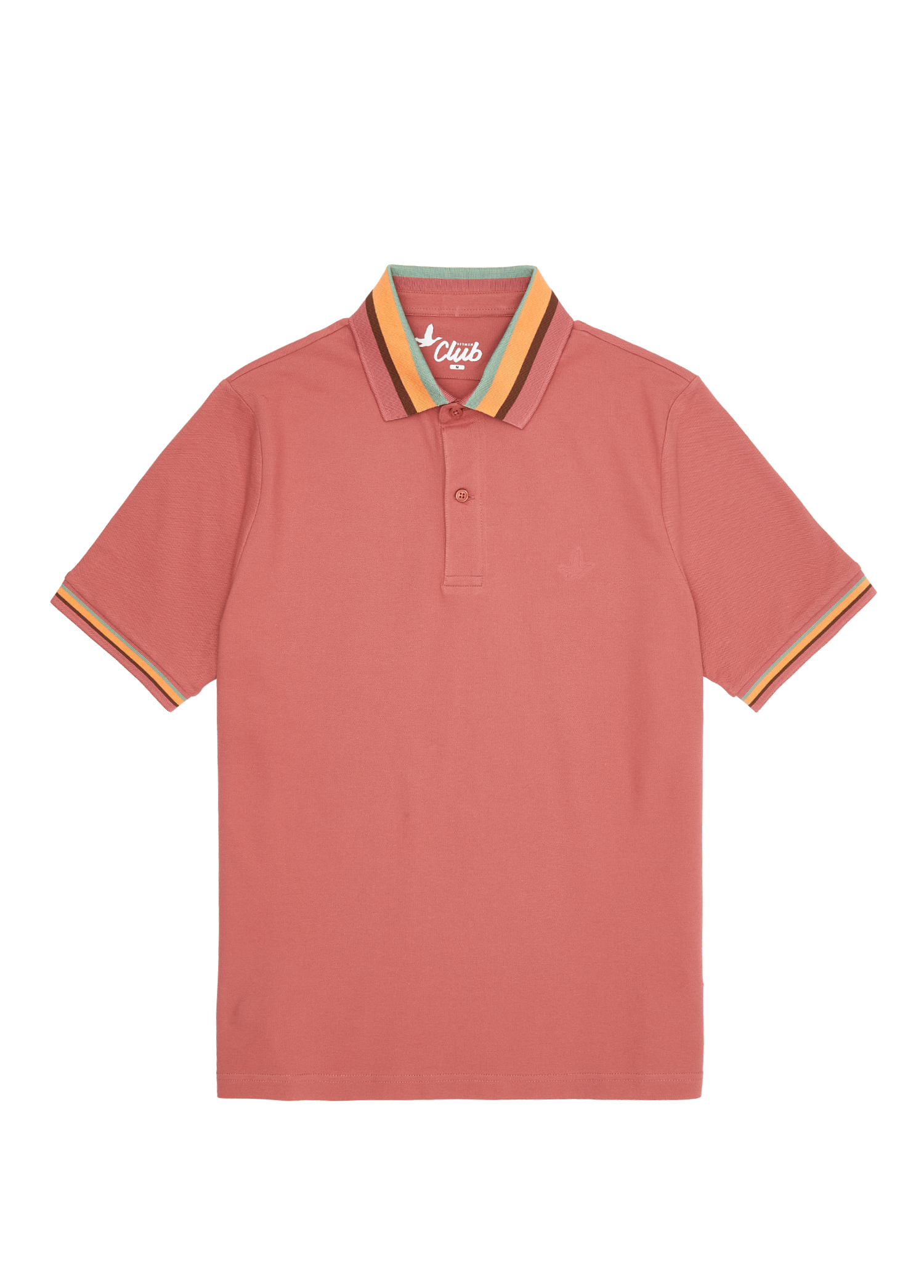 Comfort Fit Polo Yaka Colorblocked Detaylı T-shirt_7